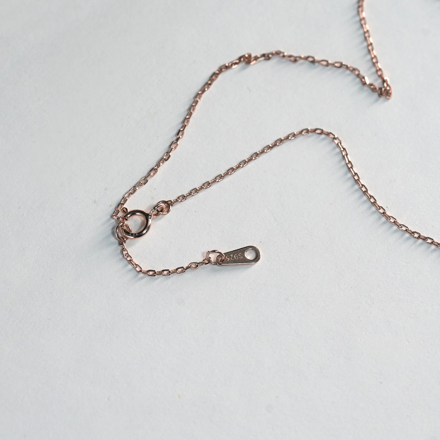 Infinity Love Bow Rose Gold Necklace