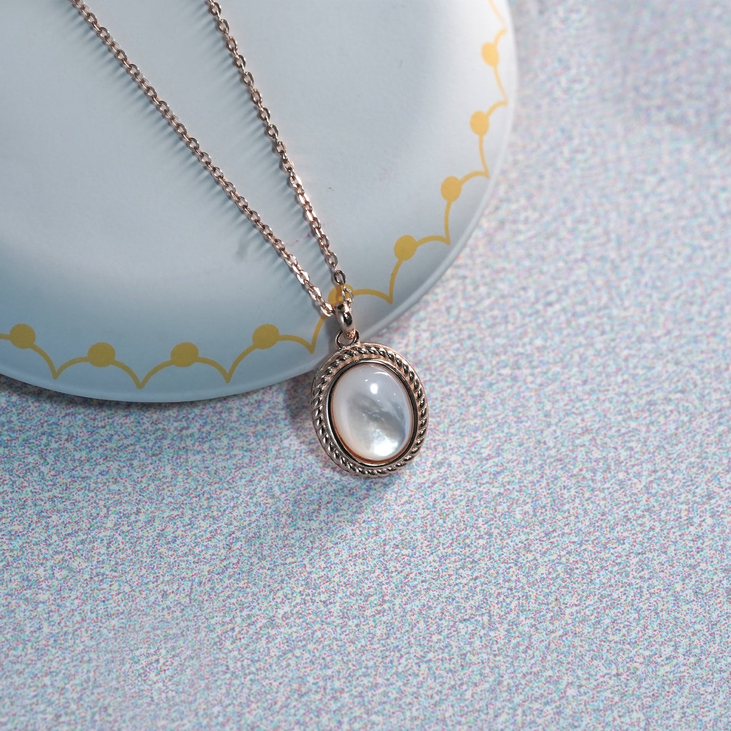 Royal Pearl Rose Gold Necklace
