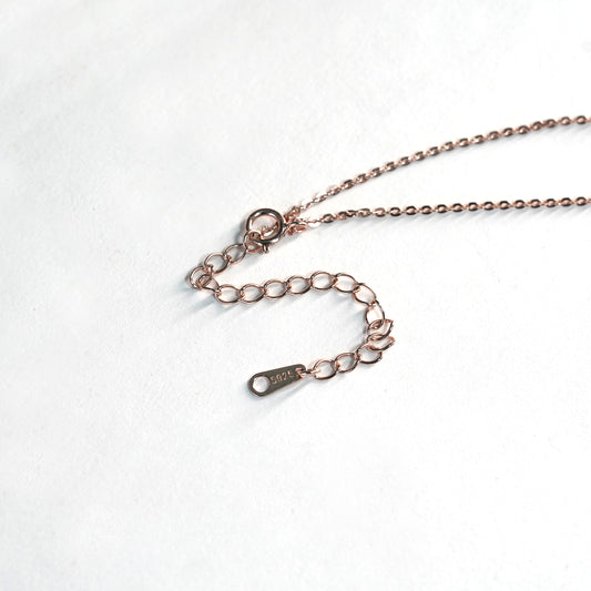 Modern Halo Square Necklace