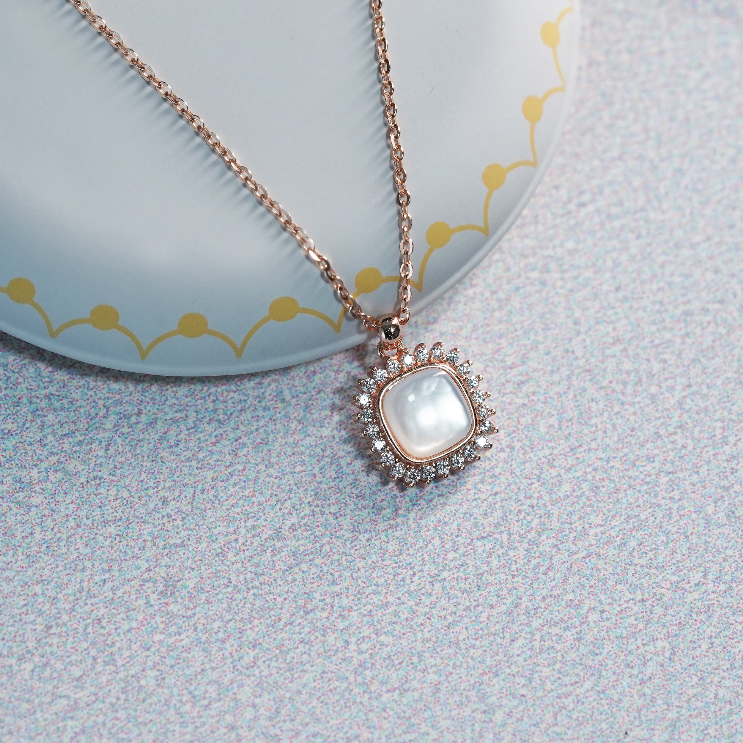Radiant Mother-of-Pearl Necklace