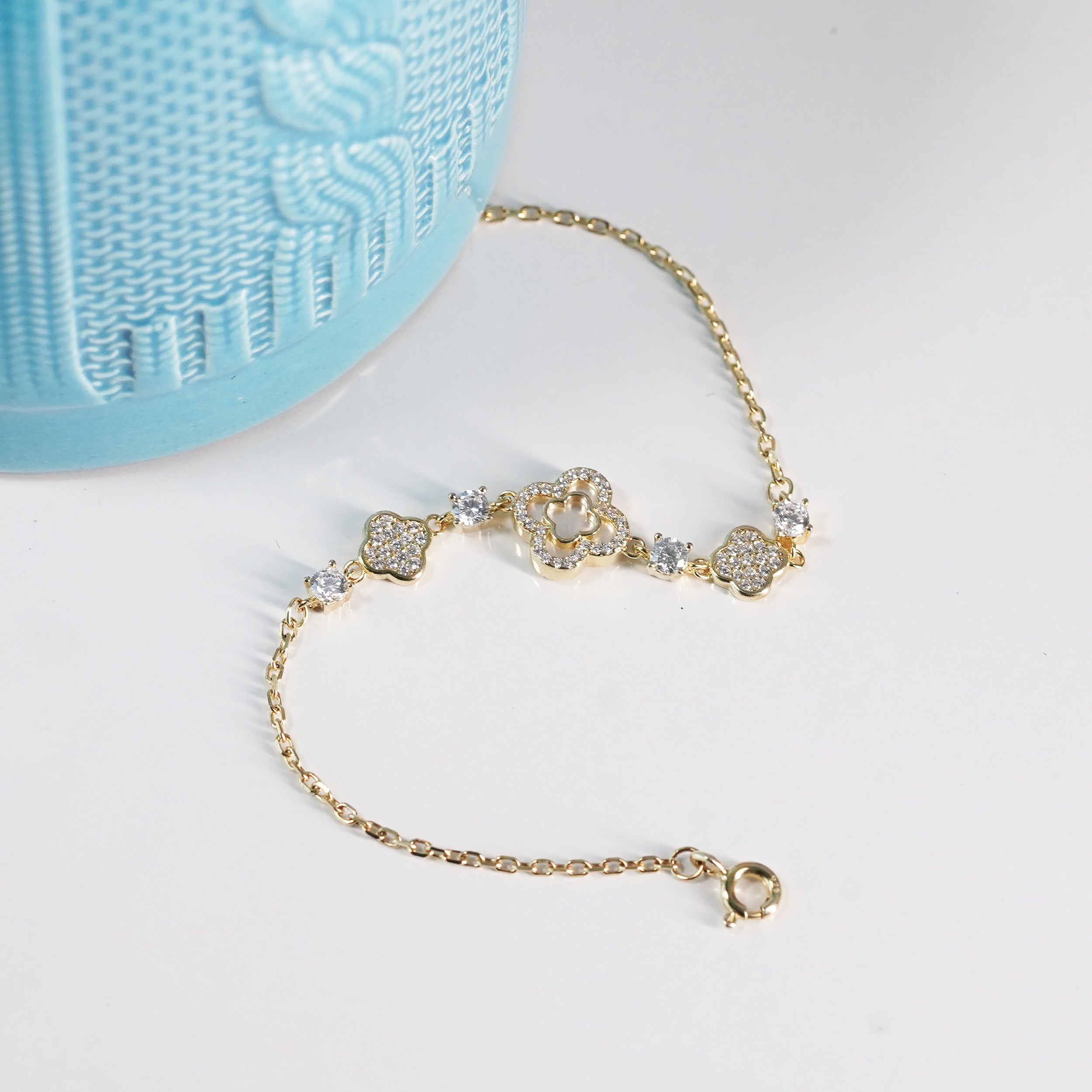 Mini Floral Sparkle Bracelet