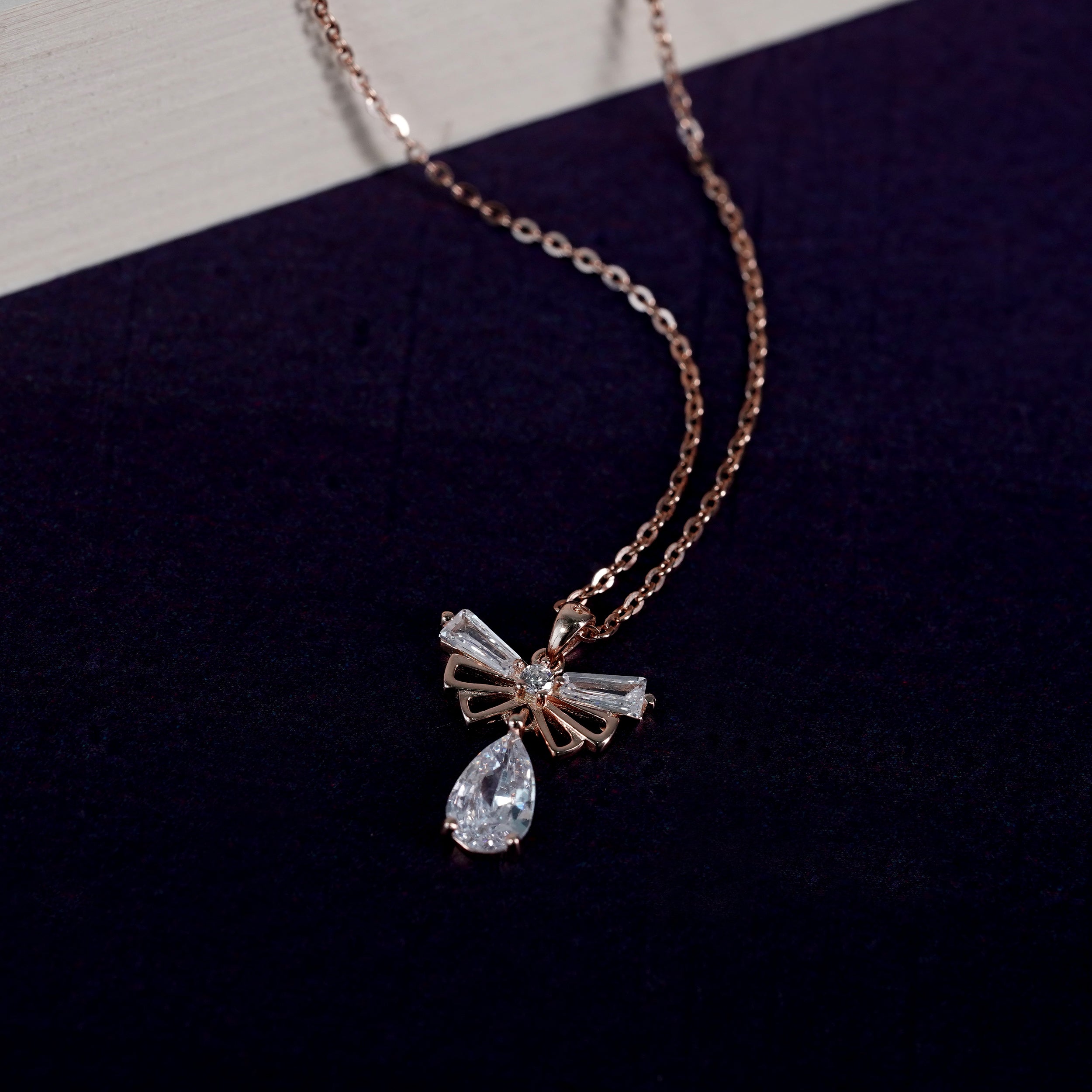 Floral Glow Necklace & Earrings Set