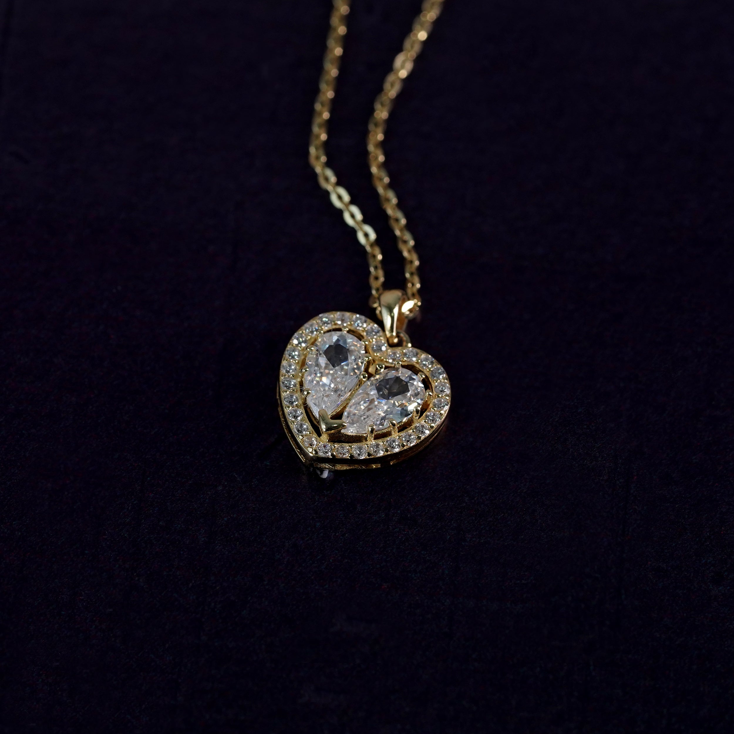 Duo Heart Sparkle Set