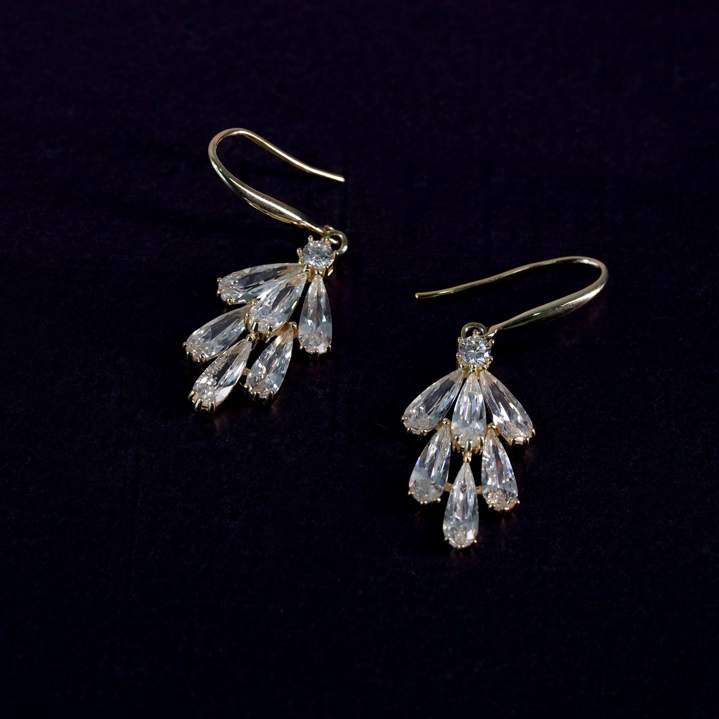 Luxe Petal Drop Jewelry Set