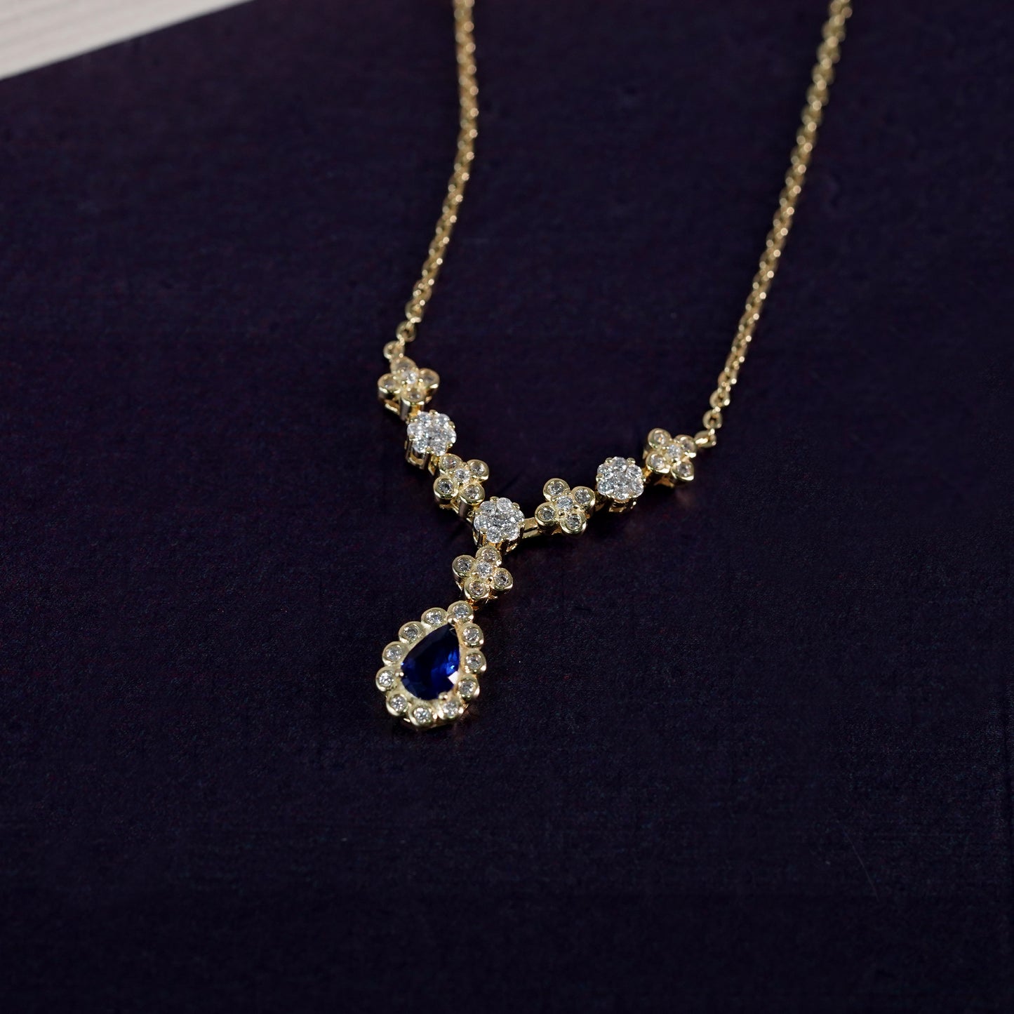Royal Blue Teardrop Set