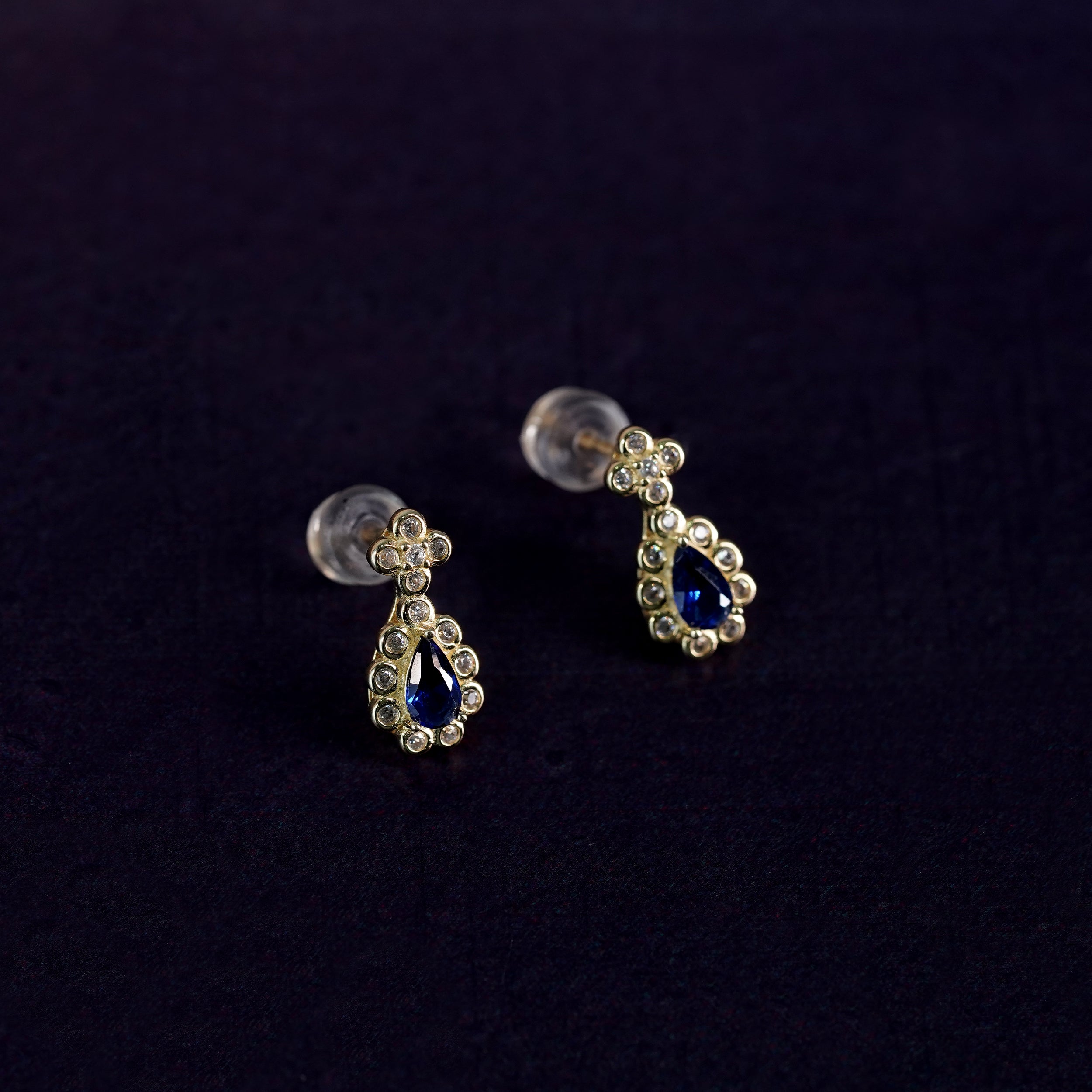 Royal Blue Teardrop Set