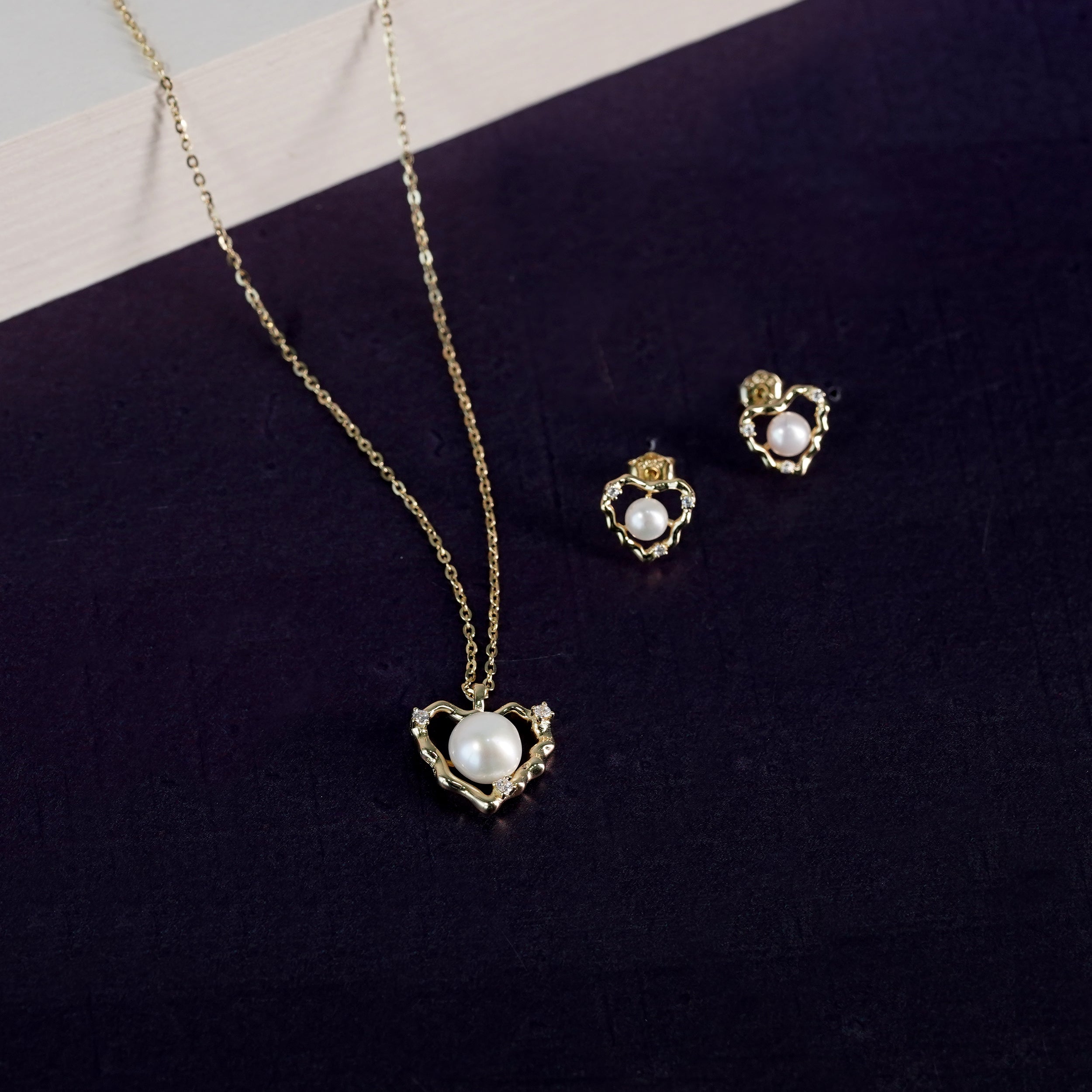 Pearl Heart Elegance Set