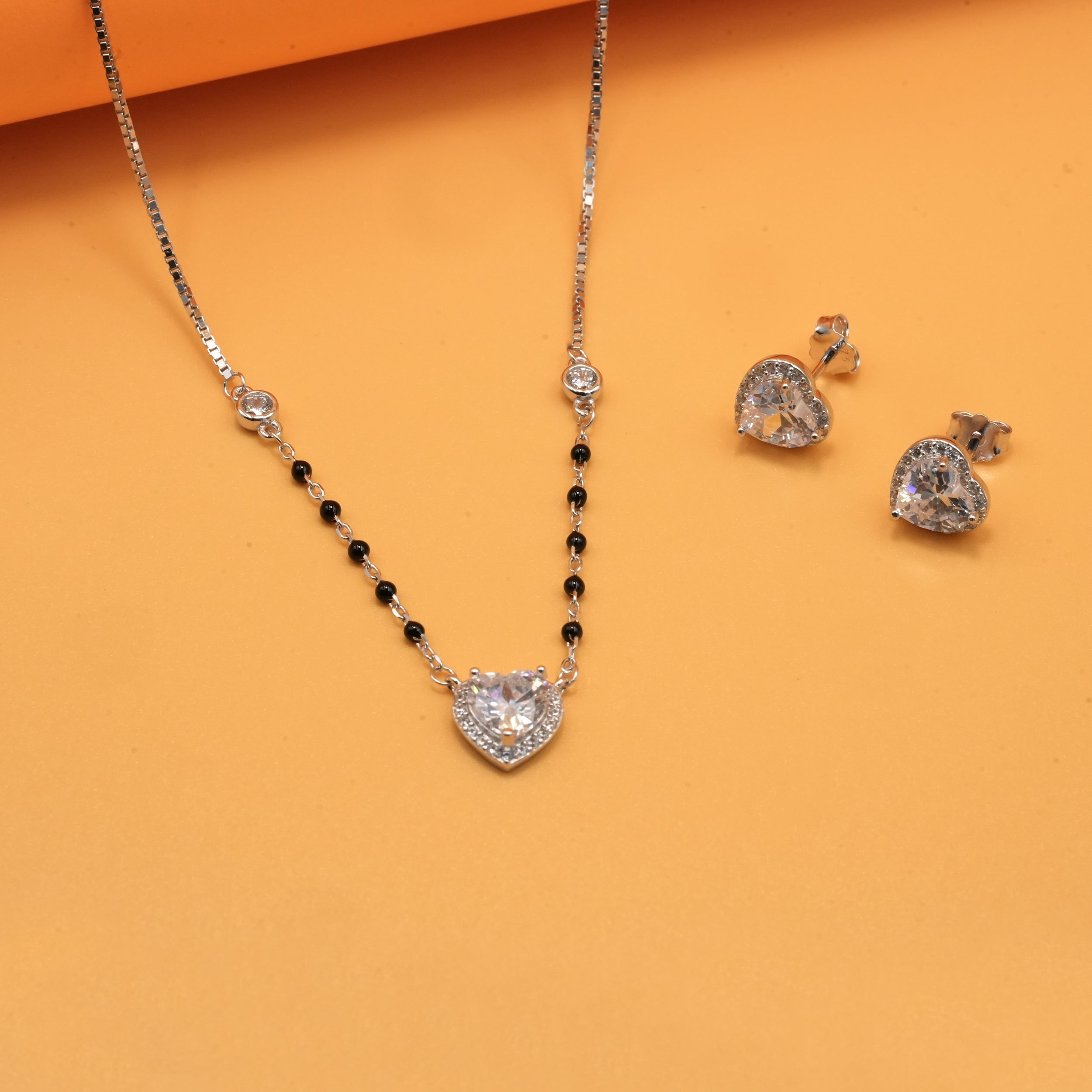 925 sterling silver mangalsutra set for women