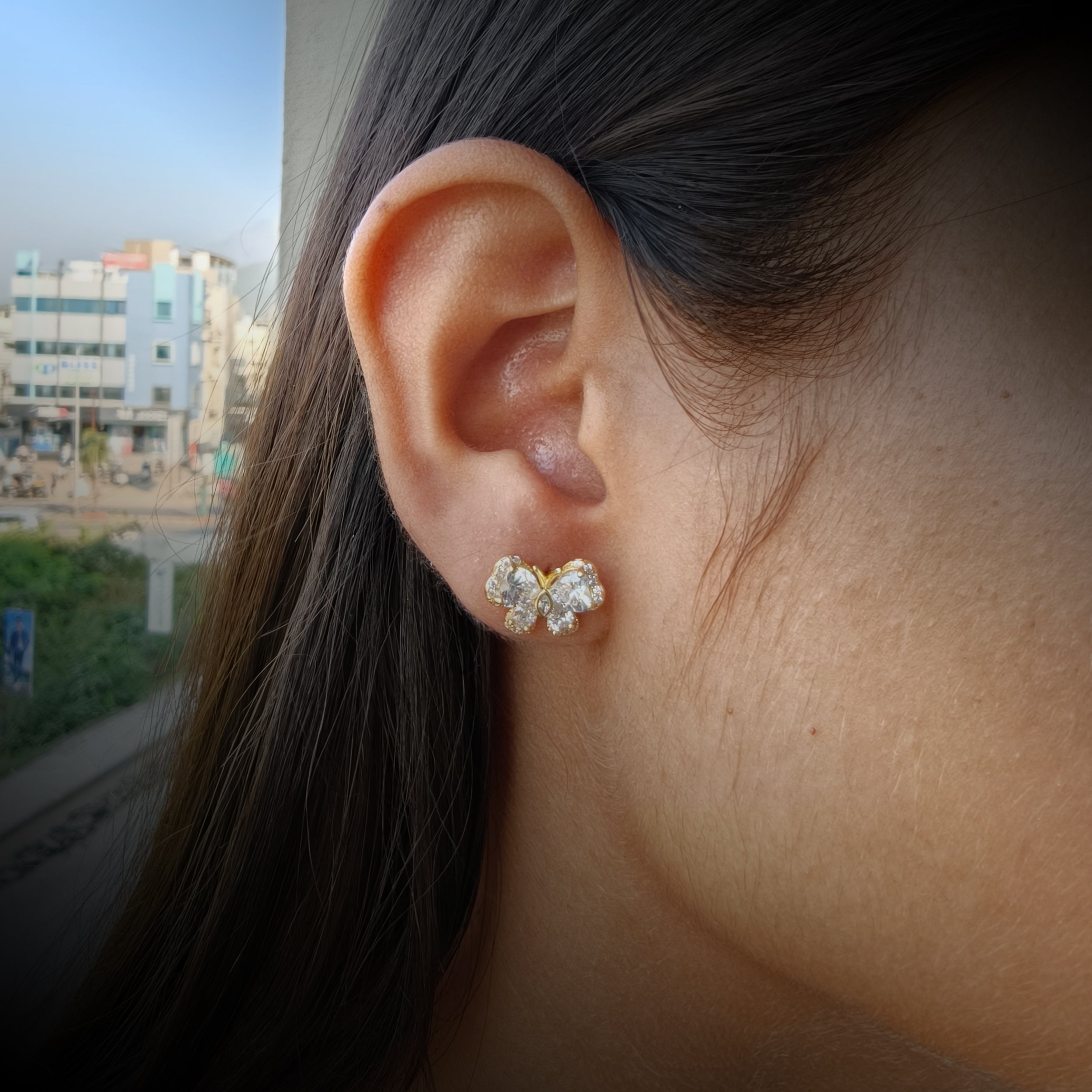 Radiant Butterfly Earrings