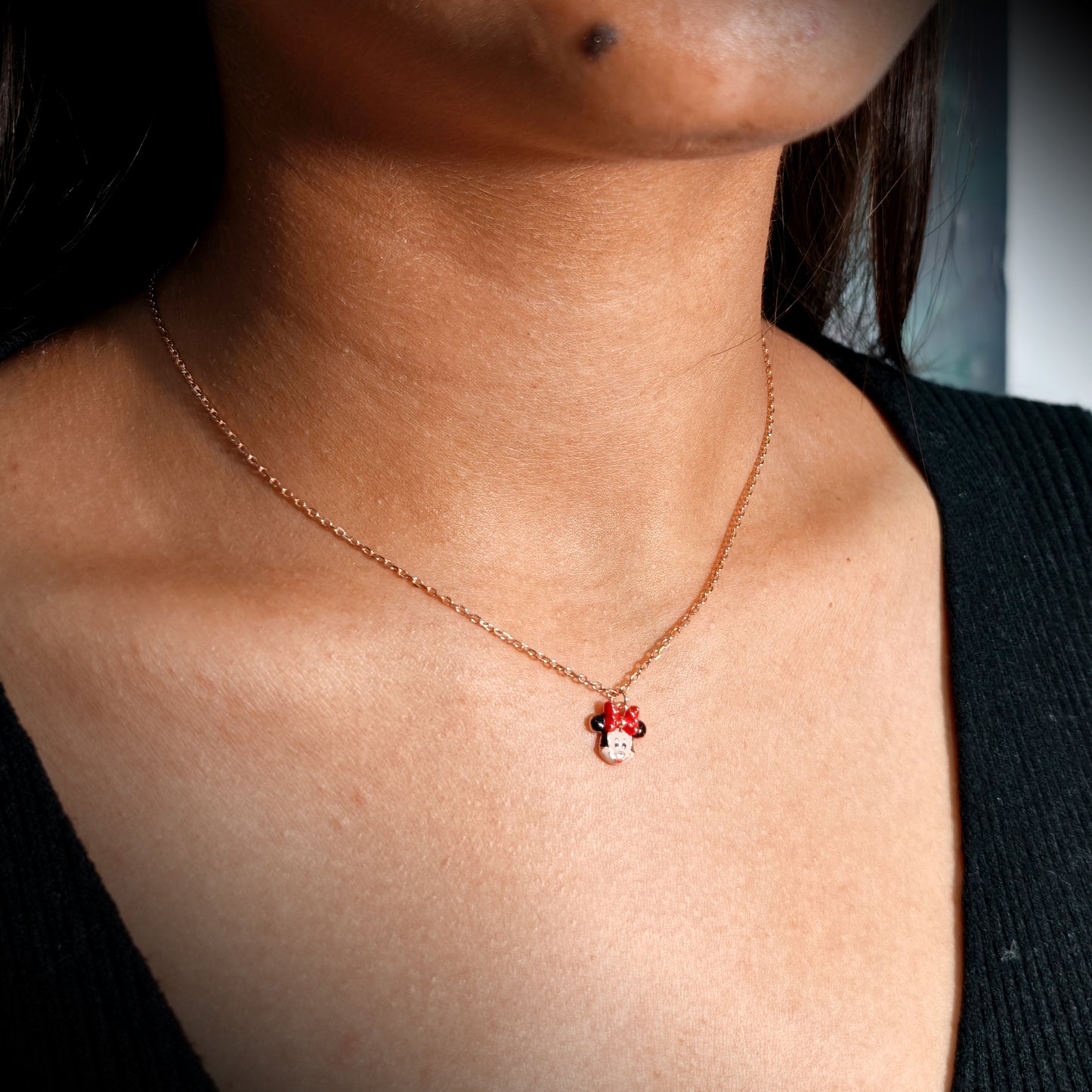 Playful Princess Bow Necklace