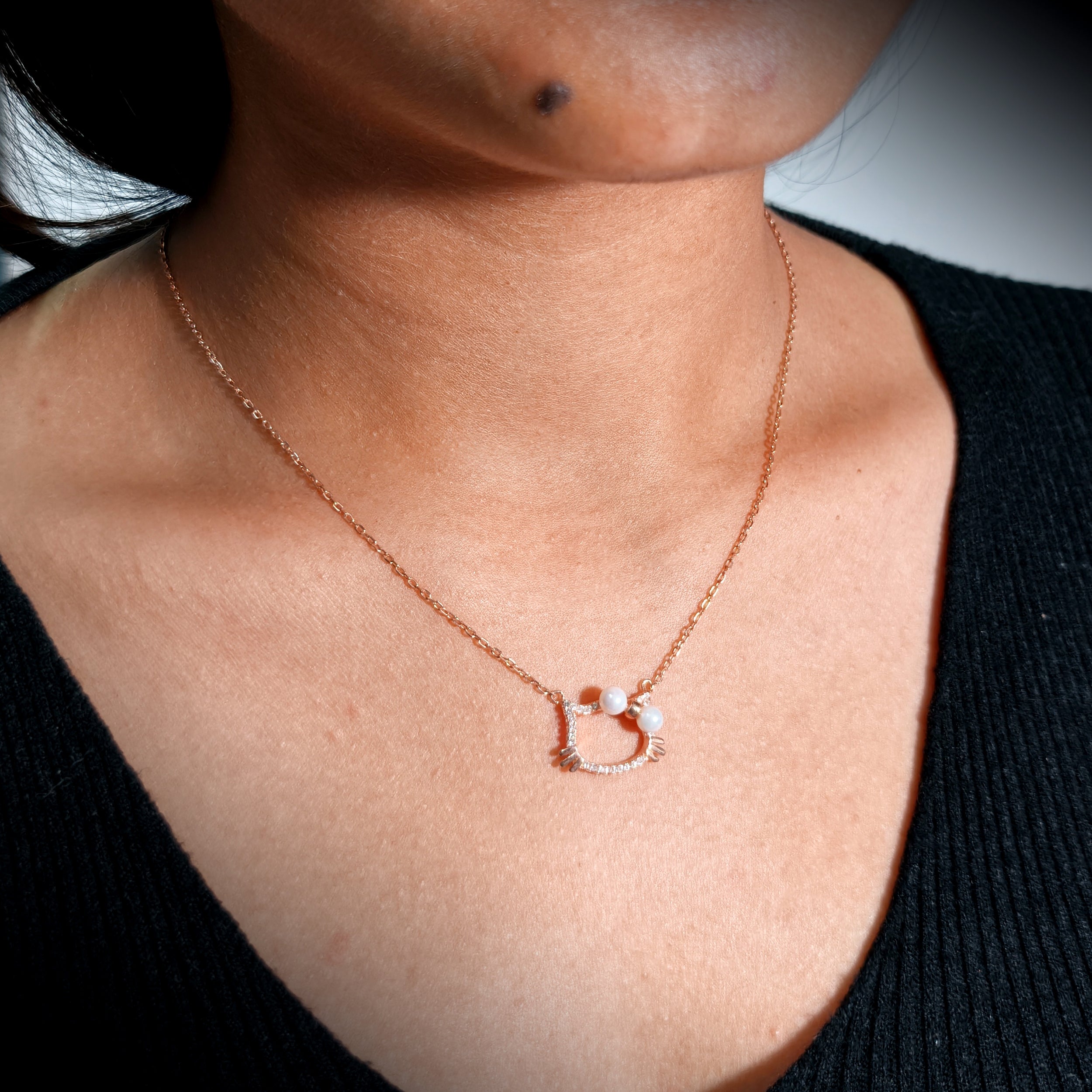 Cute Teddy Pendant Necklace