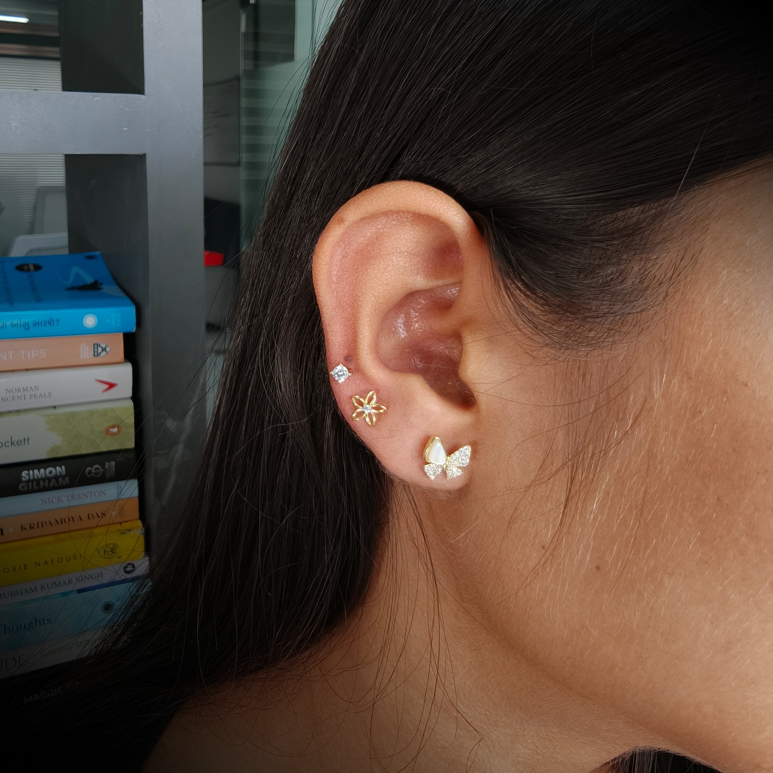 Elegant Triple Stud Set