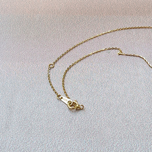 Golden Leaf Charm Bar Necklace