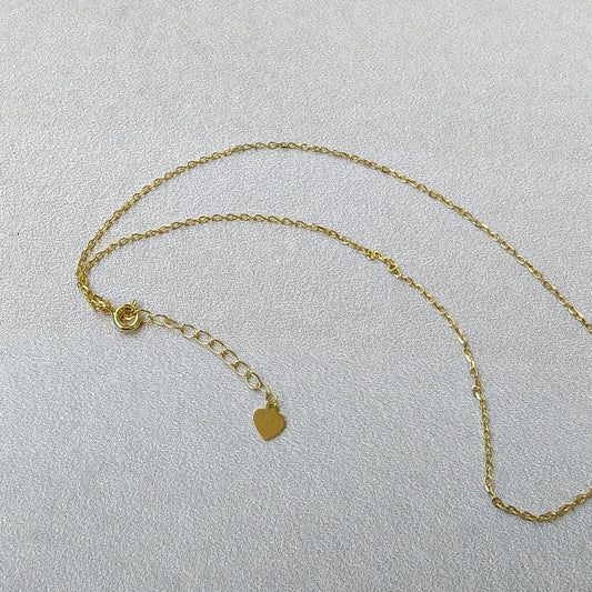 Golden Bunny Duo Sparkle Necklace