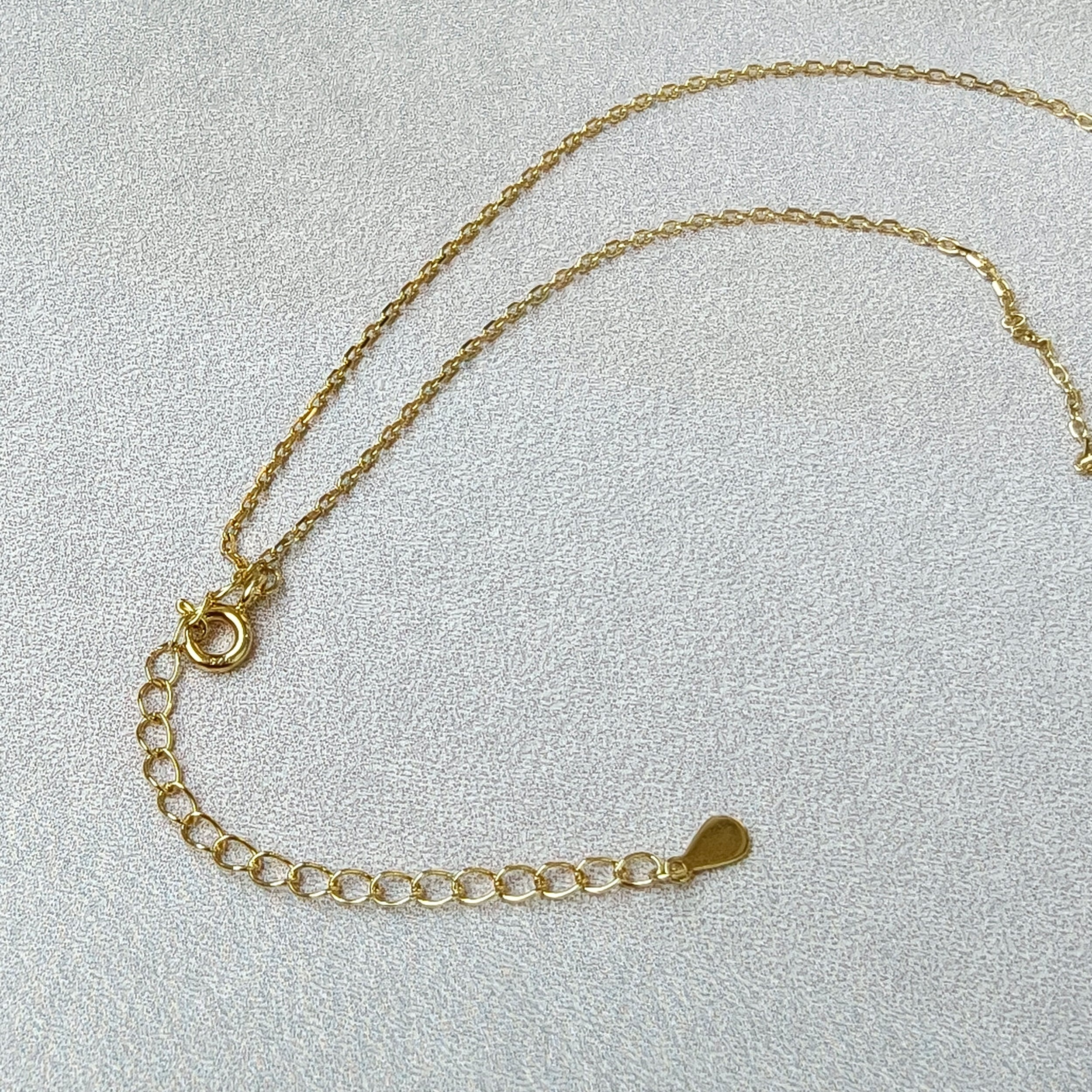Golden Clover Pearl Accent Necklace