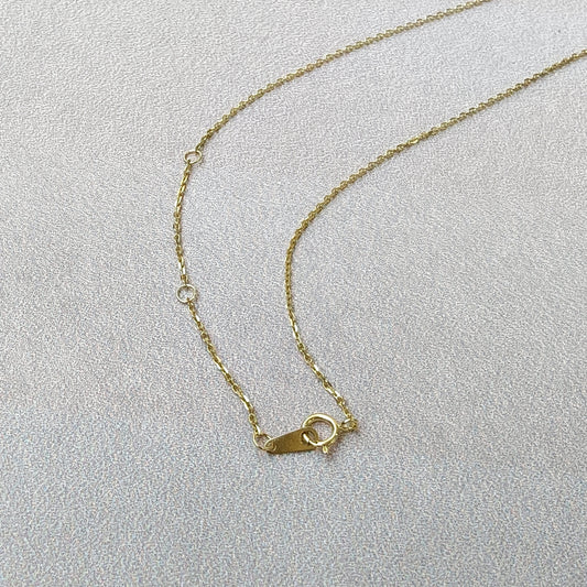 Cute Dual Flowers Gold Necklace