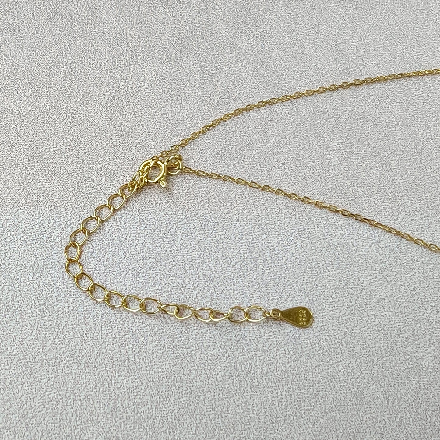 Golden Clover Pearl Bead Necklace