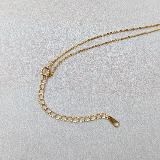 Butterfly Halo Diamond-Style Gold Necklace