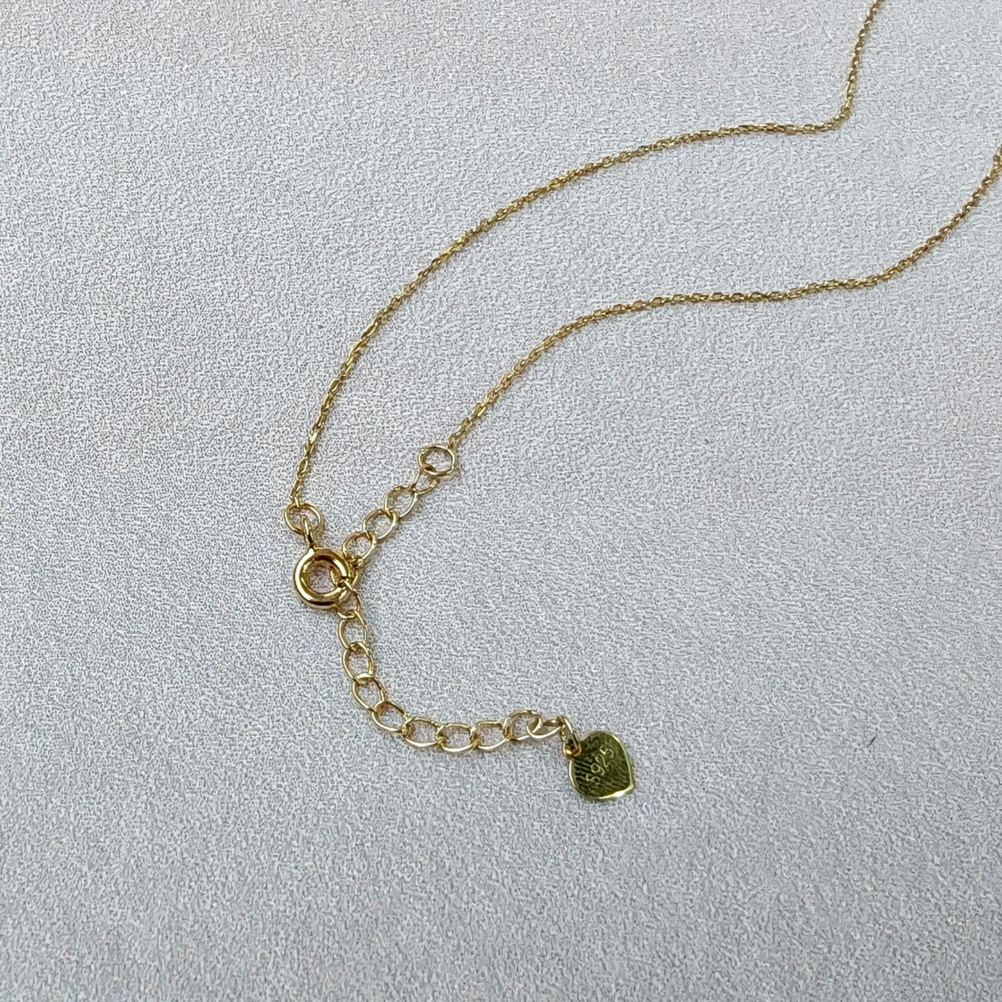 Aurora White Disc Gold Necklace