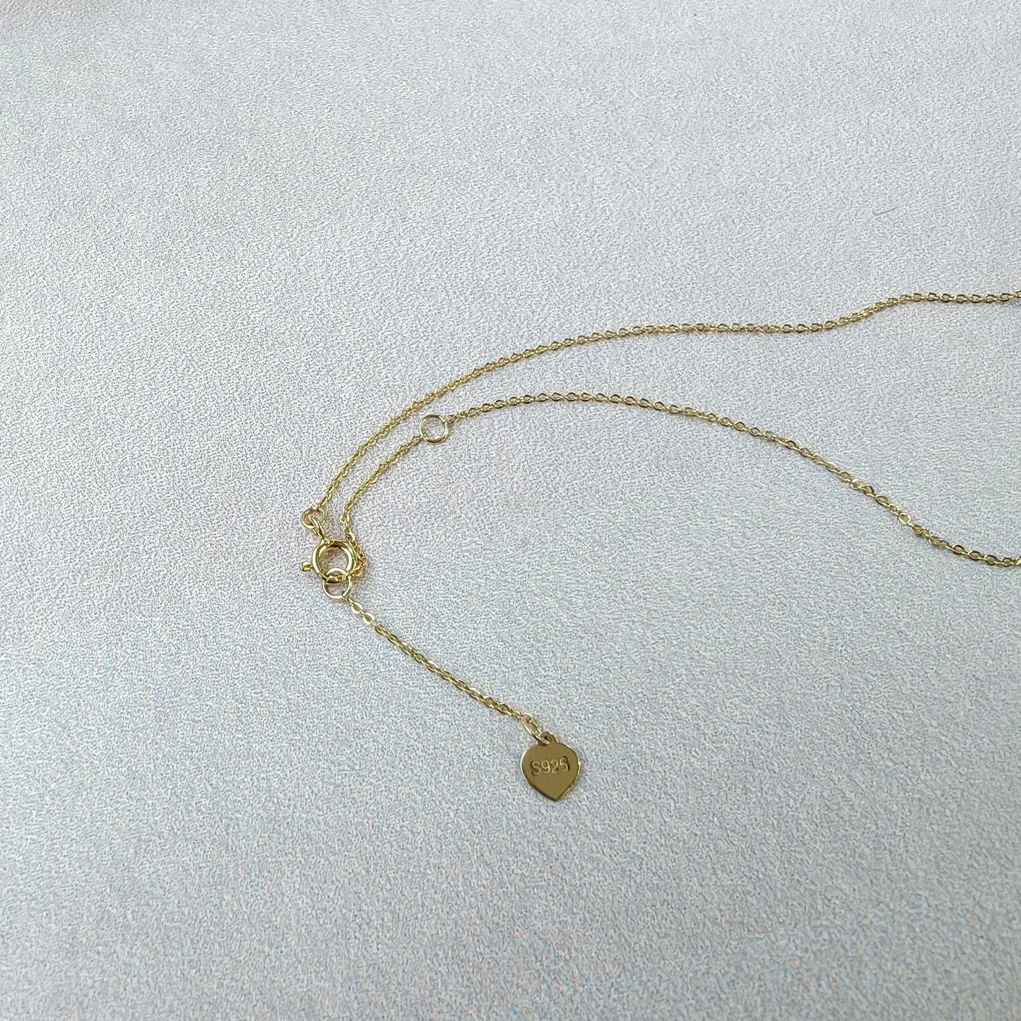 Rainbow Charm Umbrella Gold Necklace
