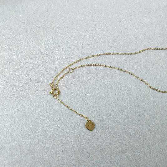 Rainbow Charm Umbrella Gold Necklace