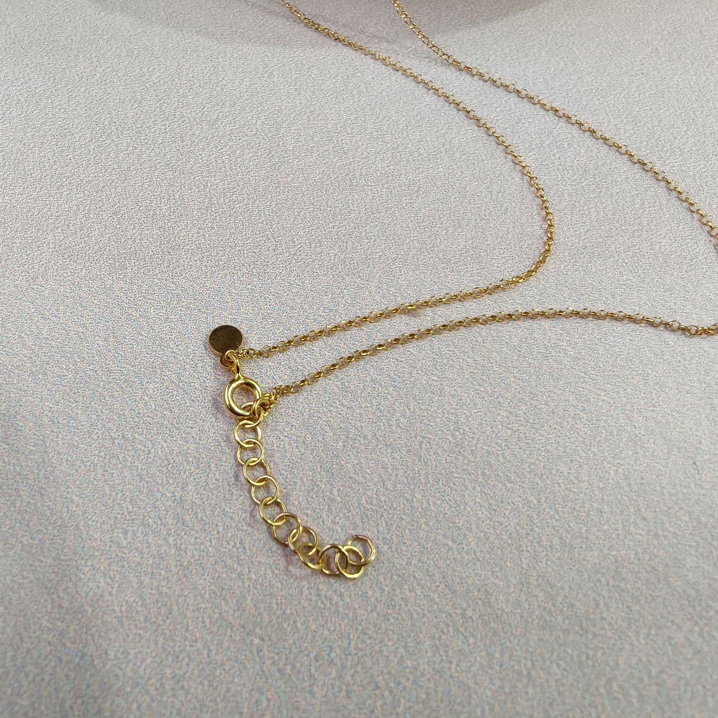 Heart Within Circle Gold Necklace