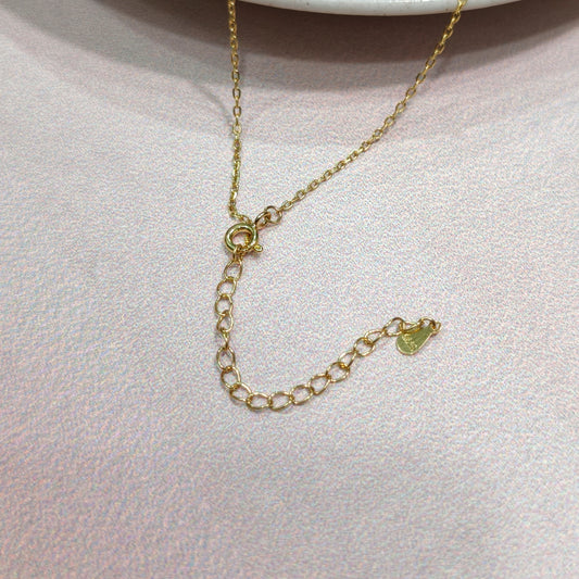 Modern Pearl Drop Gold Necklace