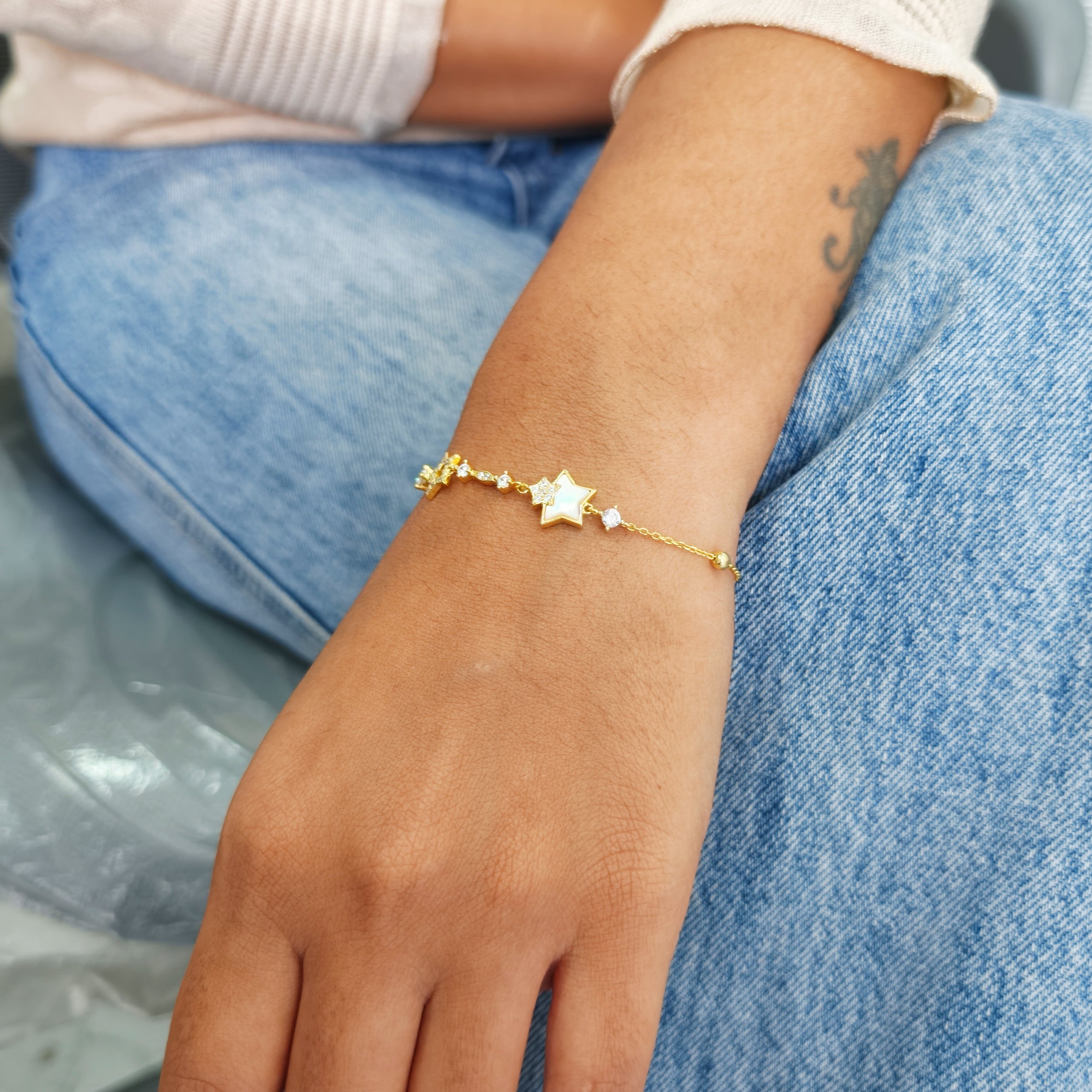 Elegant Star Sparkle Bracelet