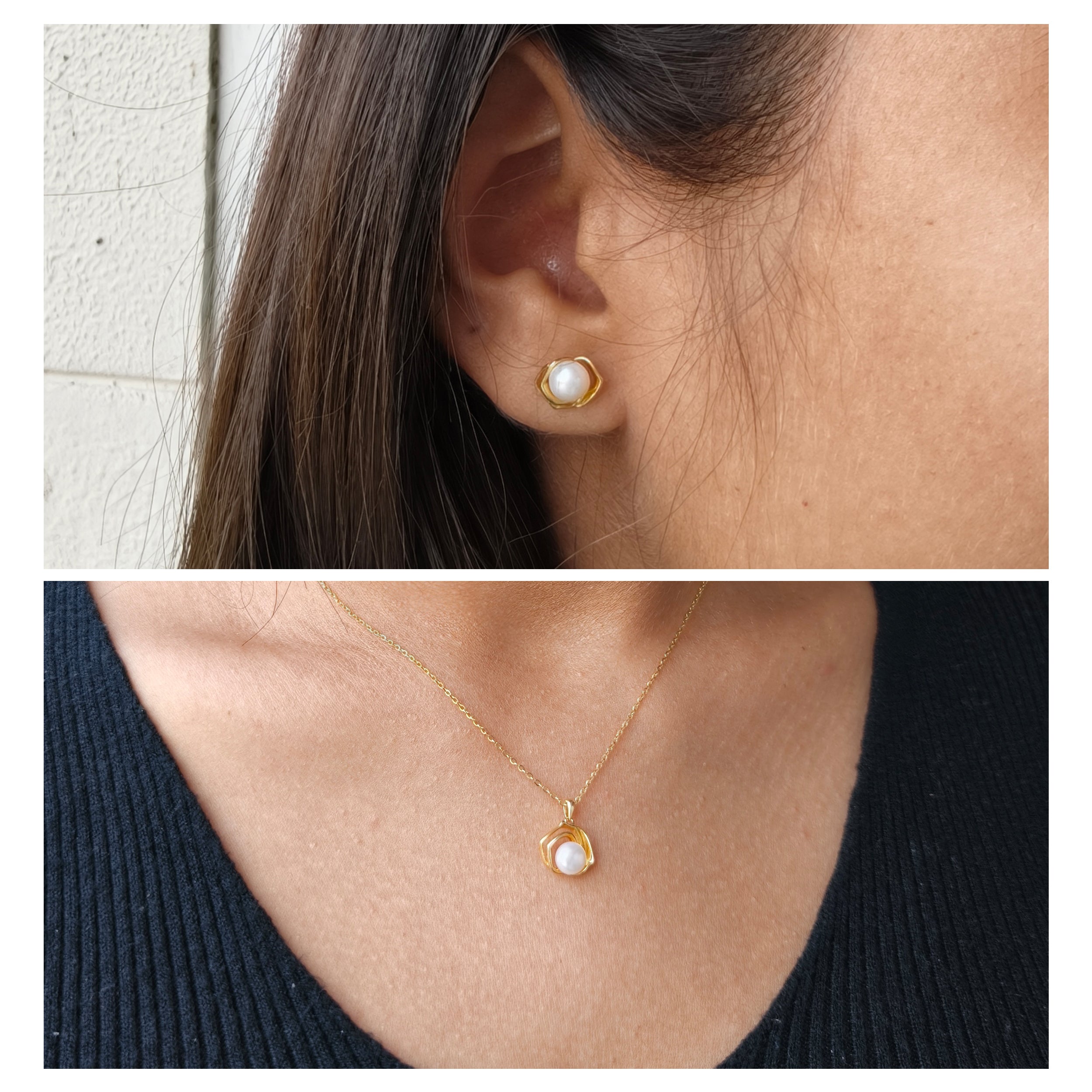 Classic Pearl Knot Set