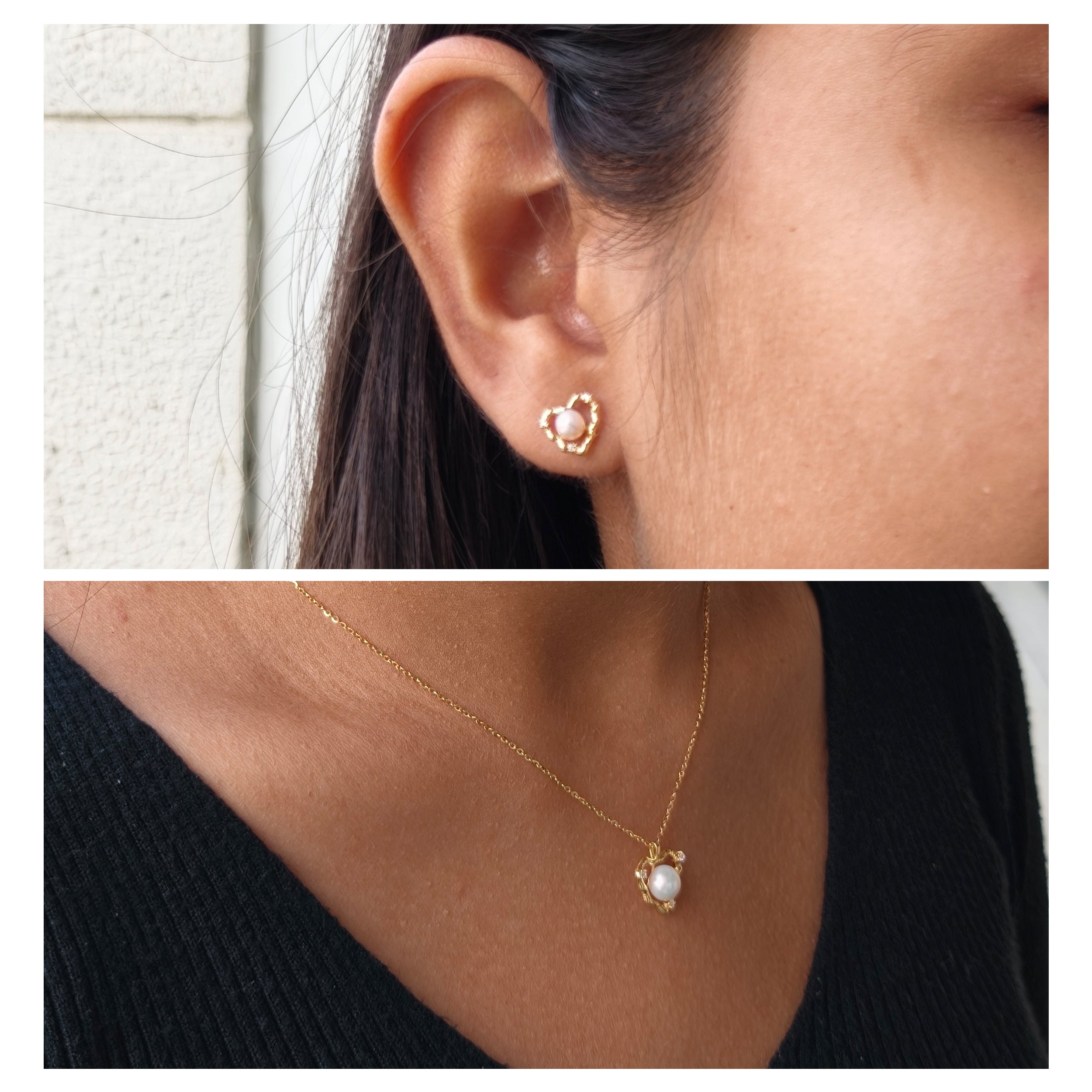 Pearl Heart Elegance Set