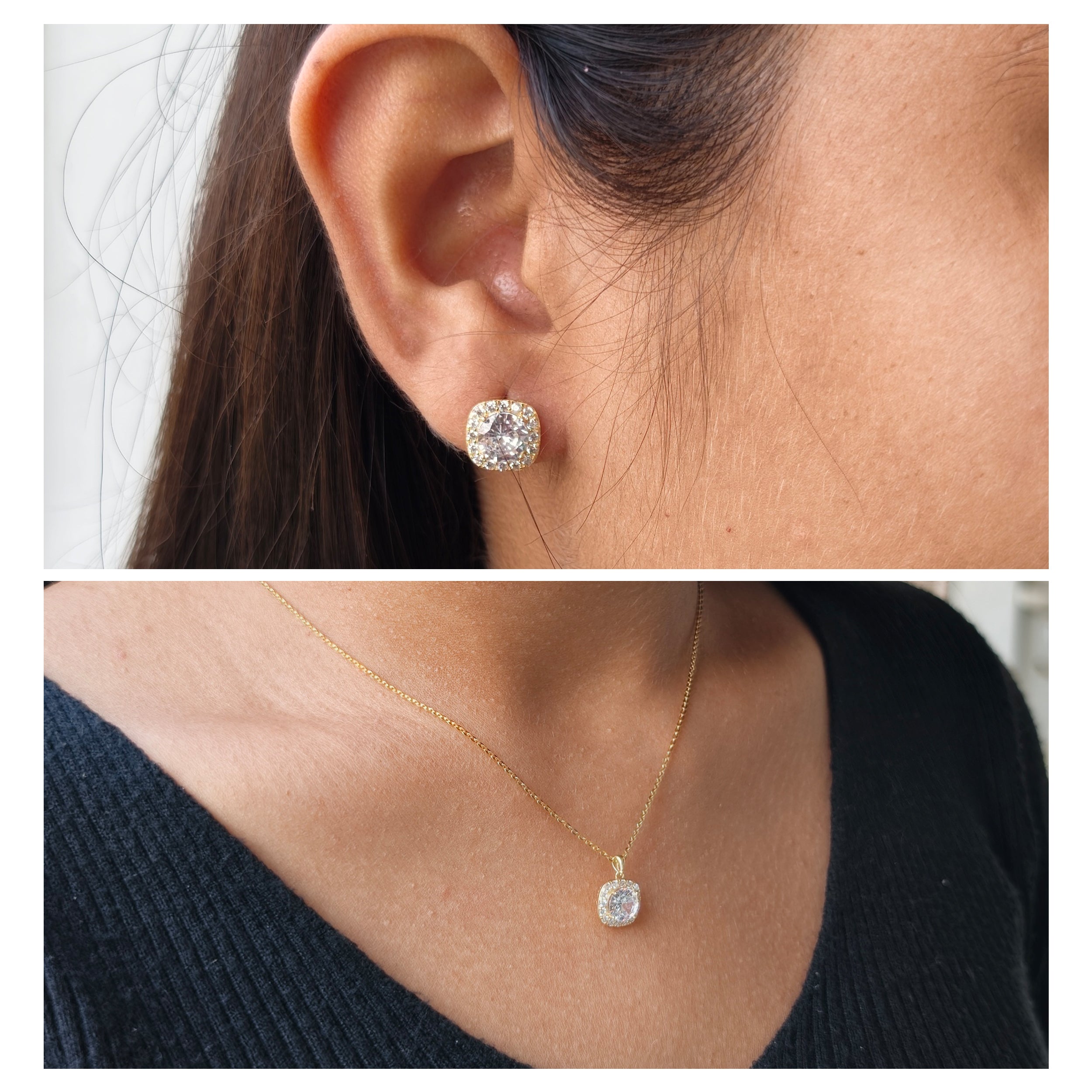 Classic Cushion Cut Sparkle Set