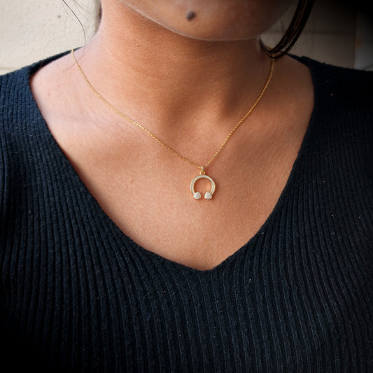 Charm of Love Designer Gold Necklace