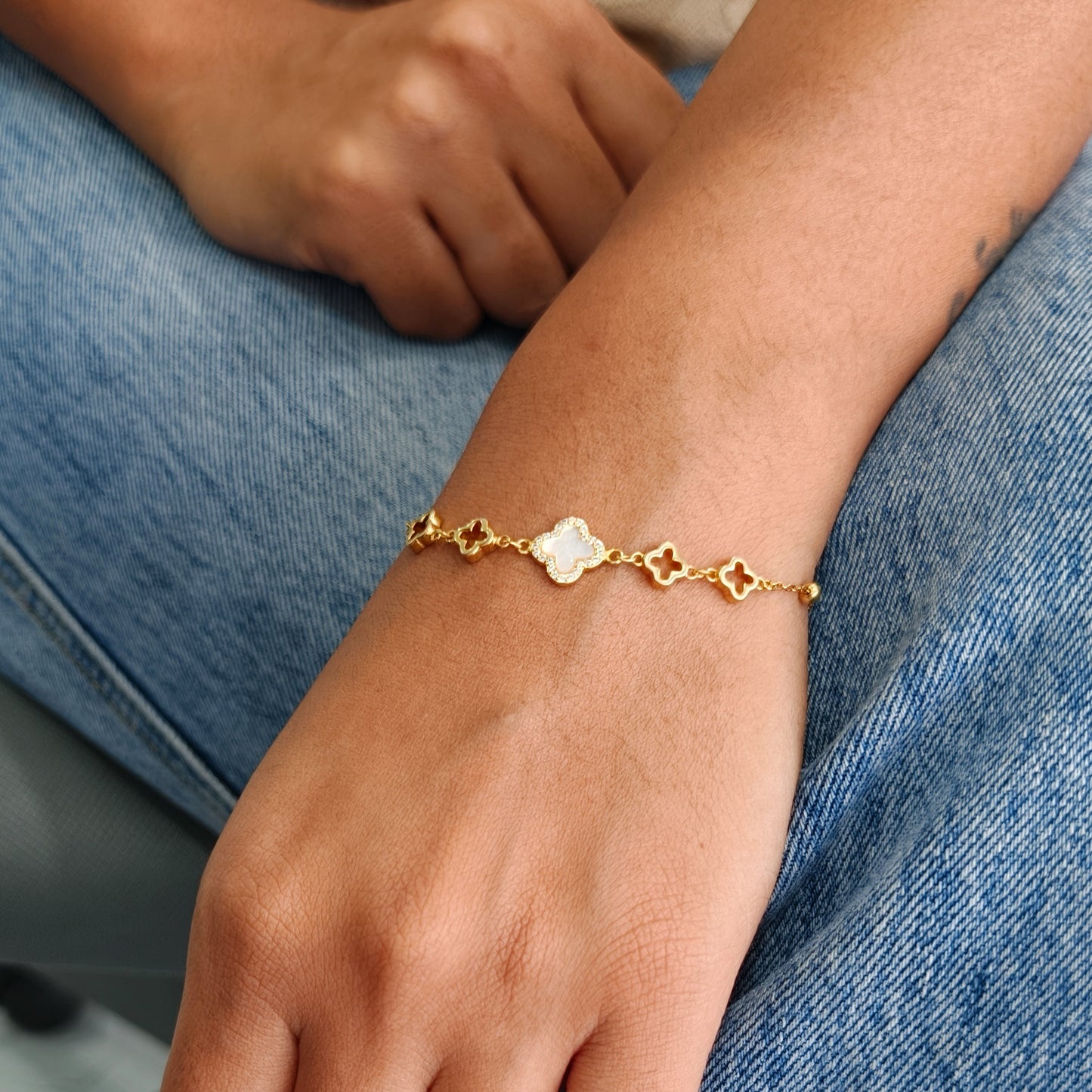 Mini Floral Sparkle Bracelet