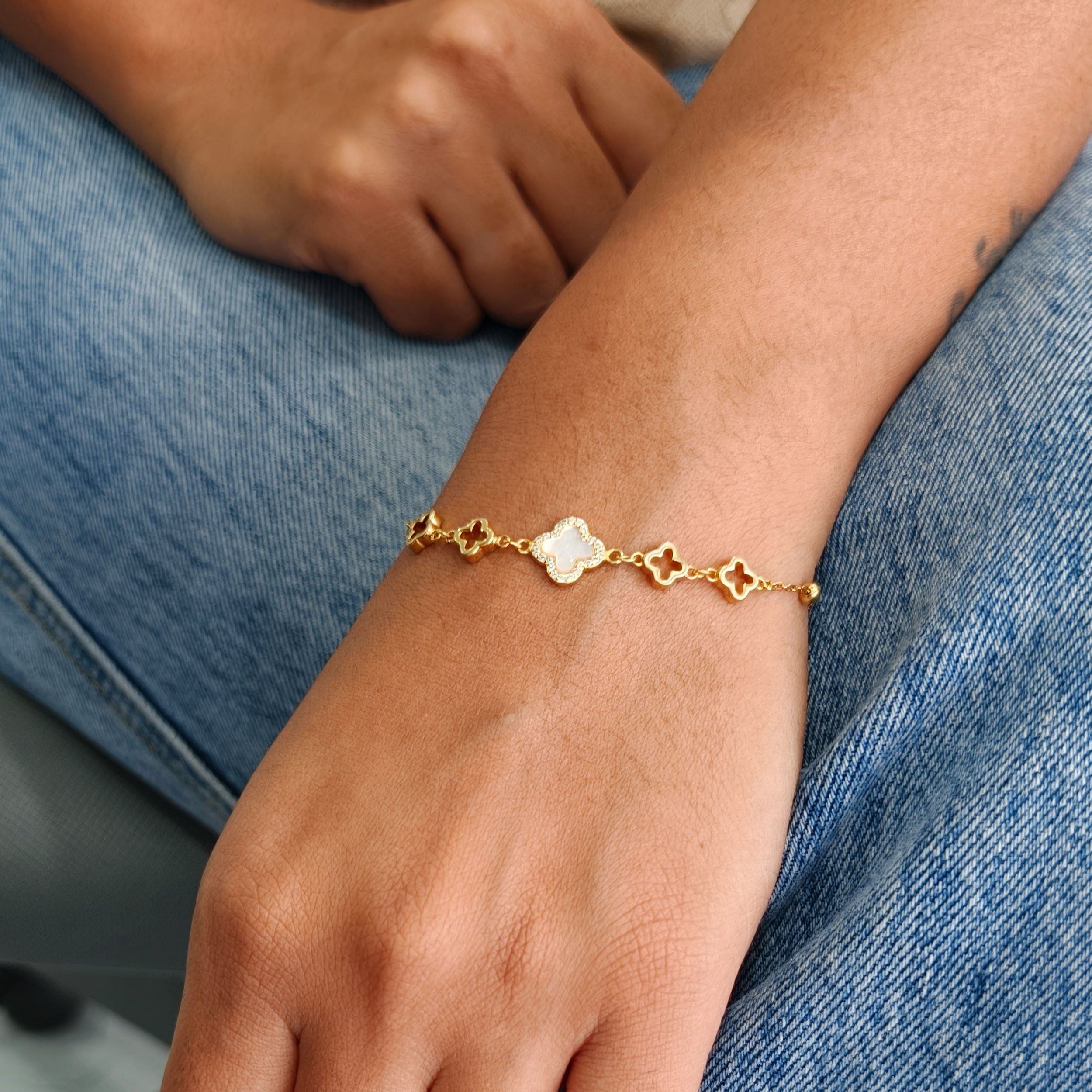 Mini Floral Sparkle Bracelet