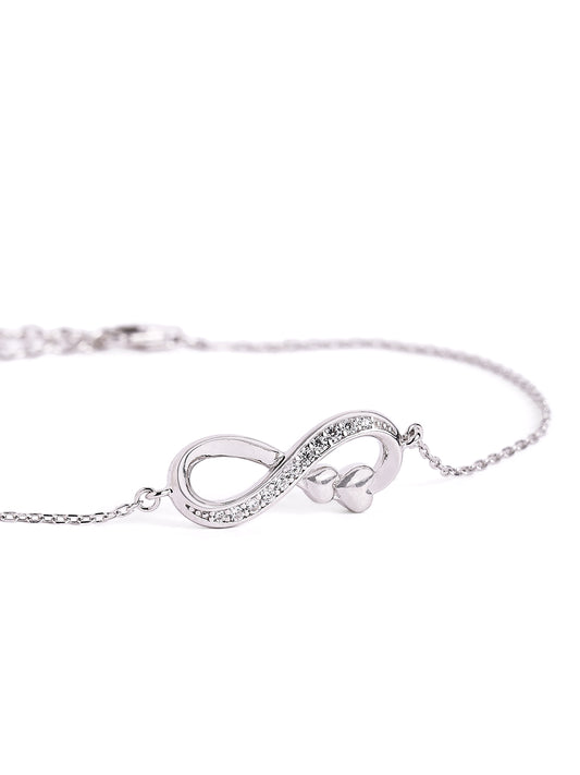 925 sterling silver infinity bracelet