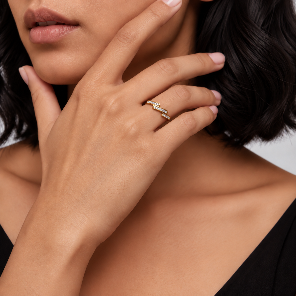 Shine Curve Ring