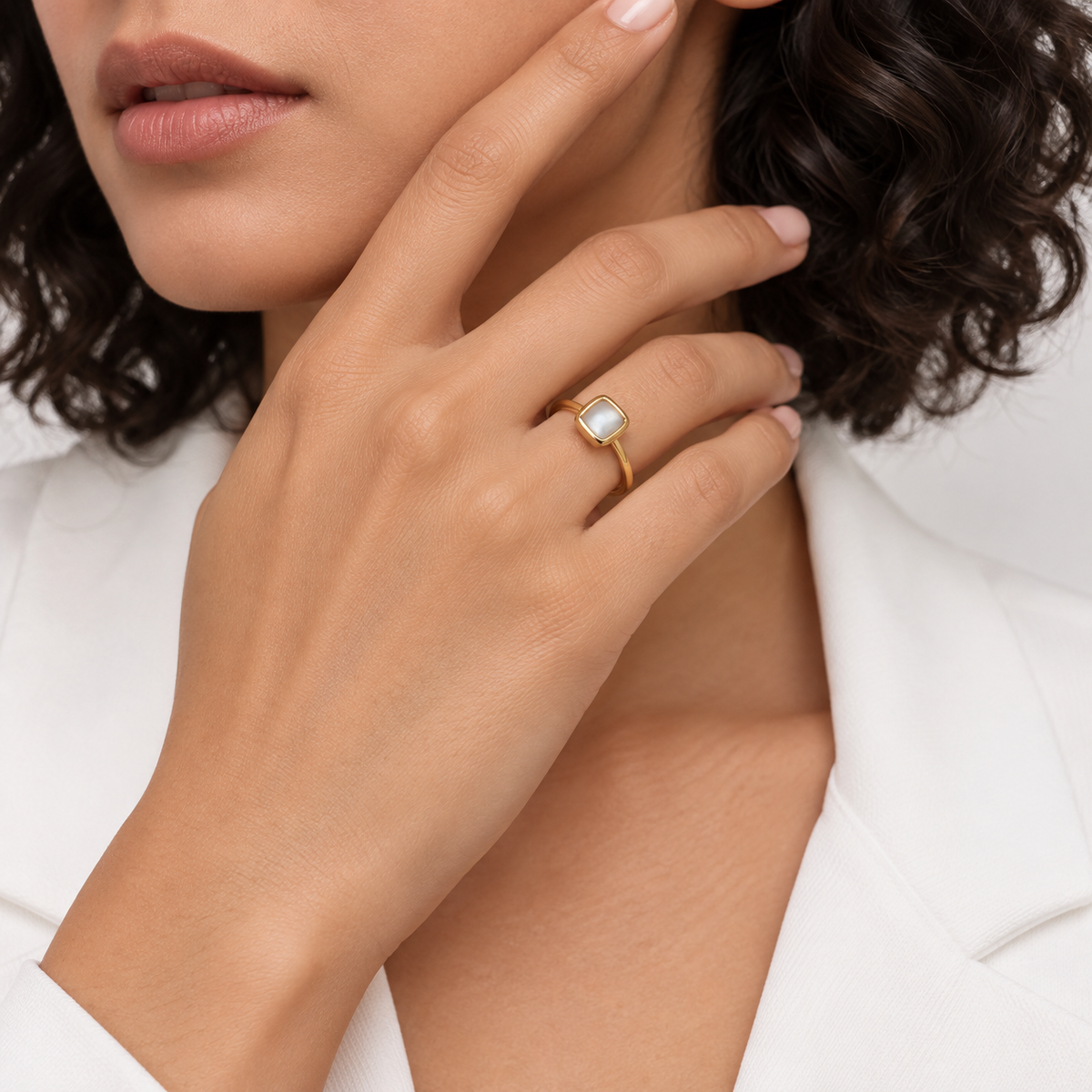Golden Opal Ring