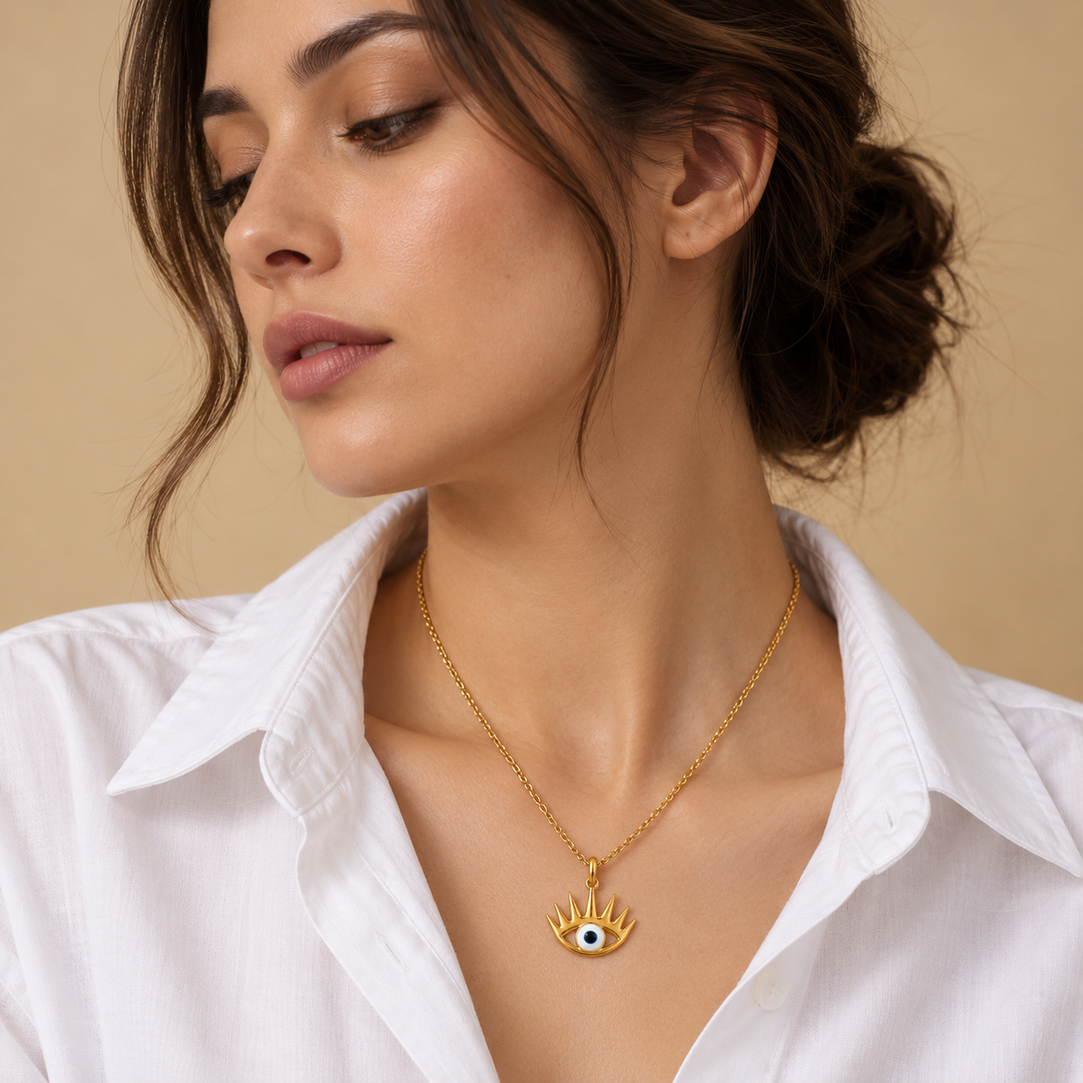 Divine Eye Charm Necklace