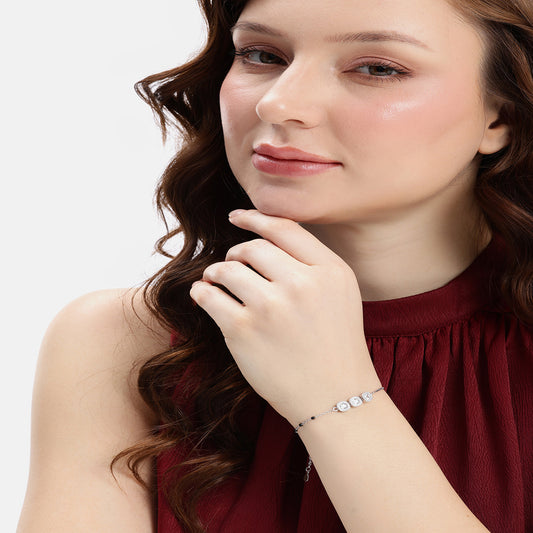 Triple Radiance Mangalsutra Bracelet