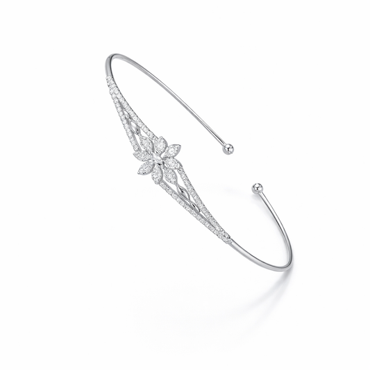 925 sterling silver cuff bracelet for women