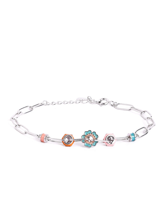 Play Pop Mini Flower 925 sterling silver Bracelet
