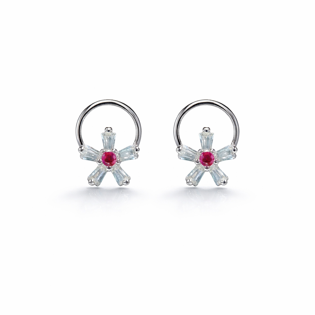 925 sterling silver stud earrings