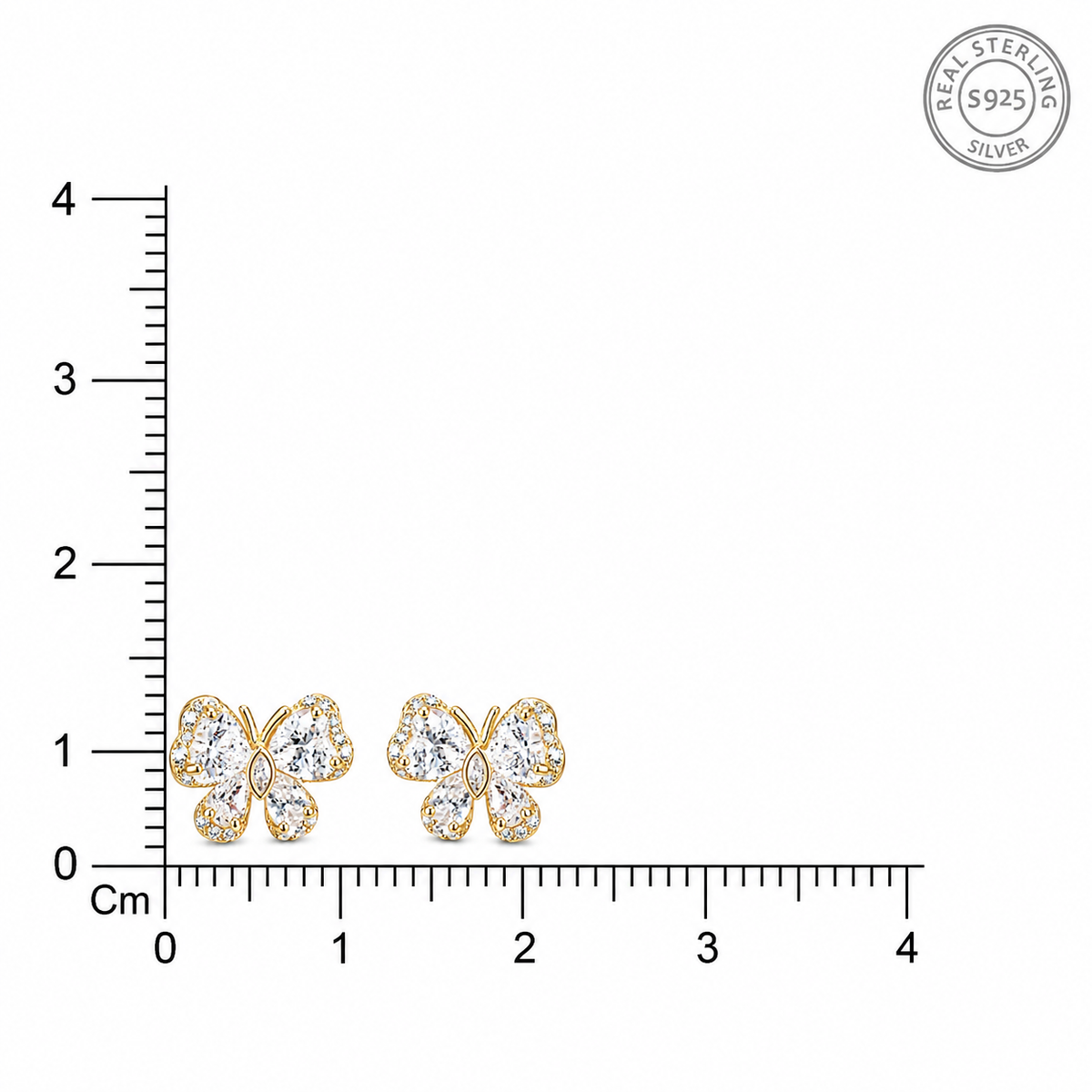 Radiant Butterfly Earrings