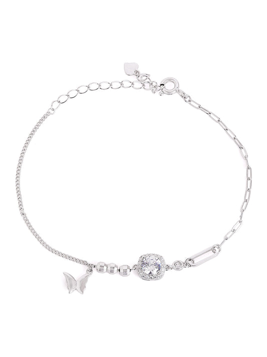Solitaire Butterfly Spark 925 sterling silver Bracelet