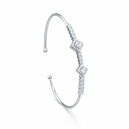 925 sterling silver cuff bracelet for women