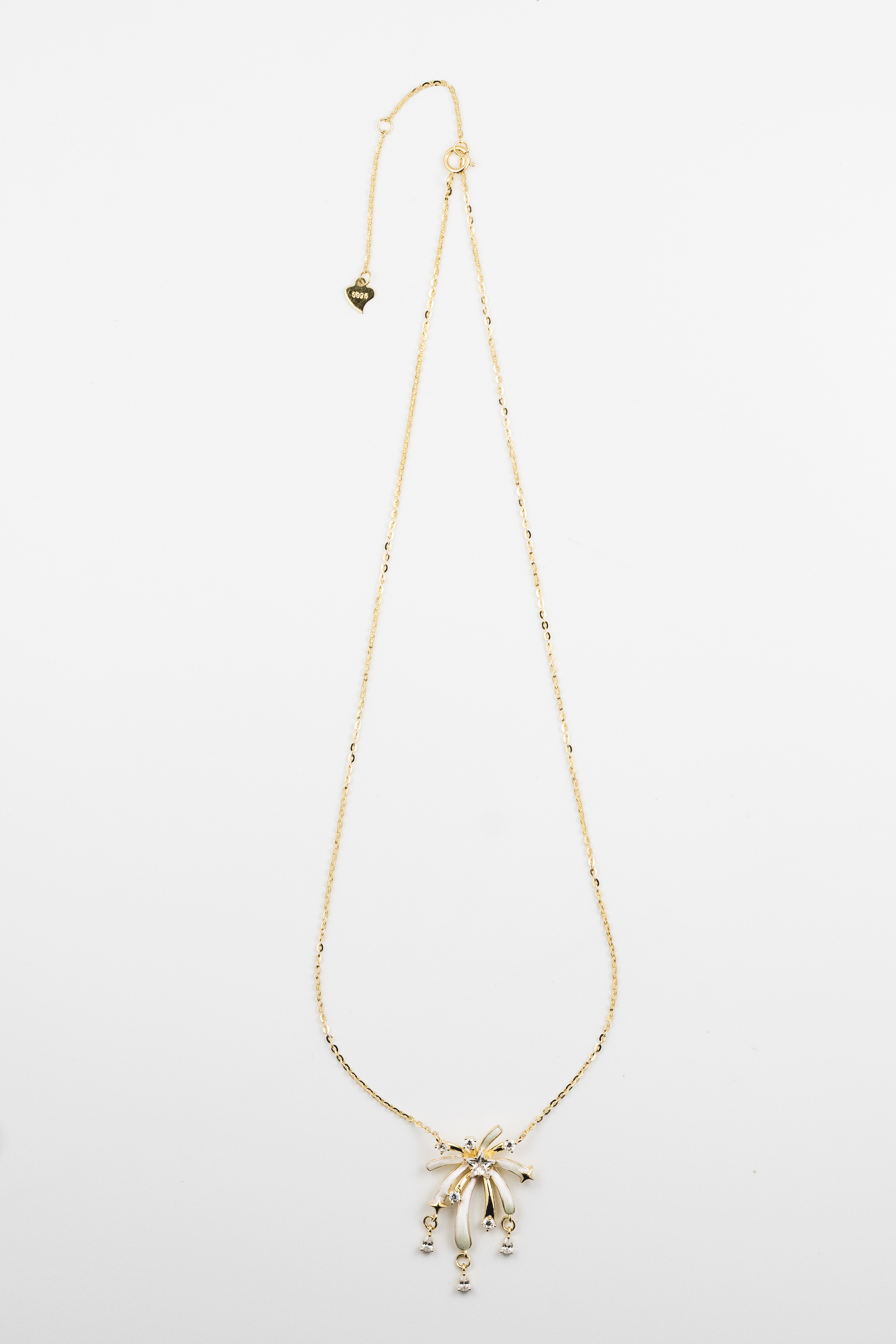 Starfall Enamel Drop Necklace