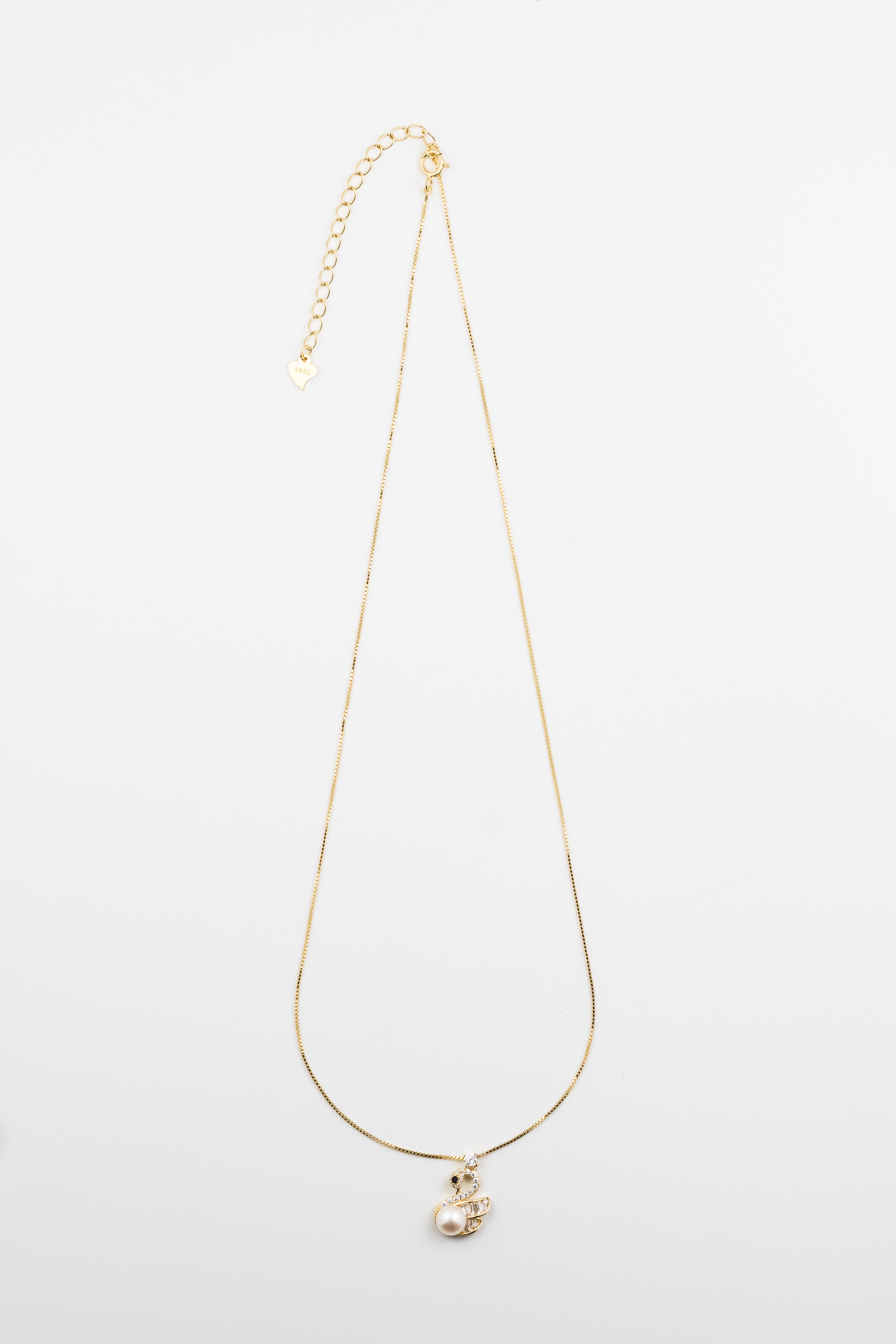 Royal Swan Pearl Necklace