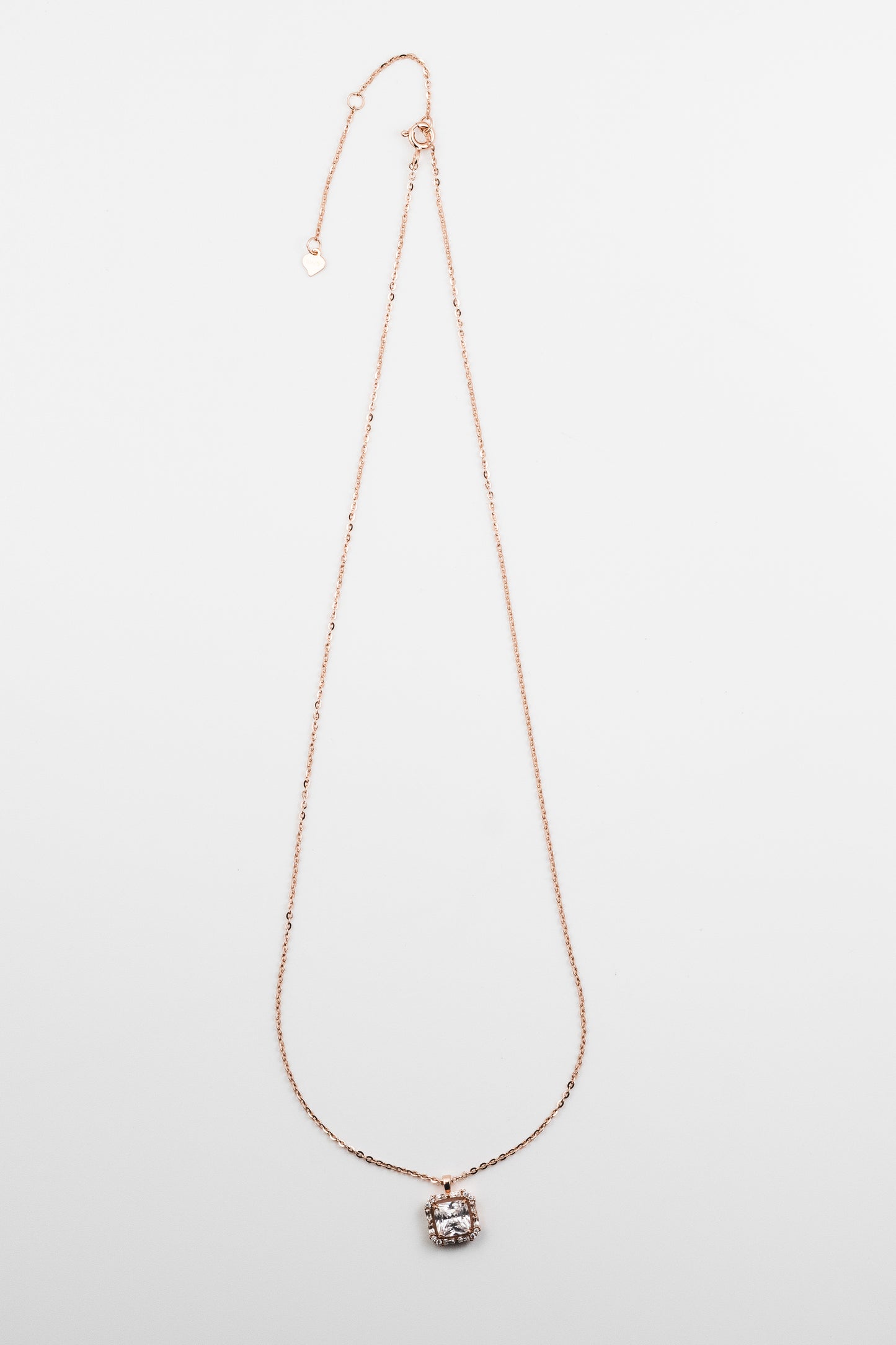 Rose Brilliance Square Pendant
