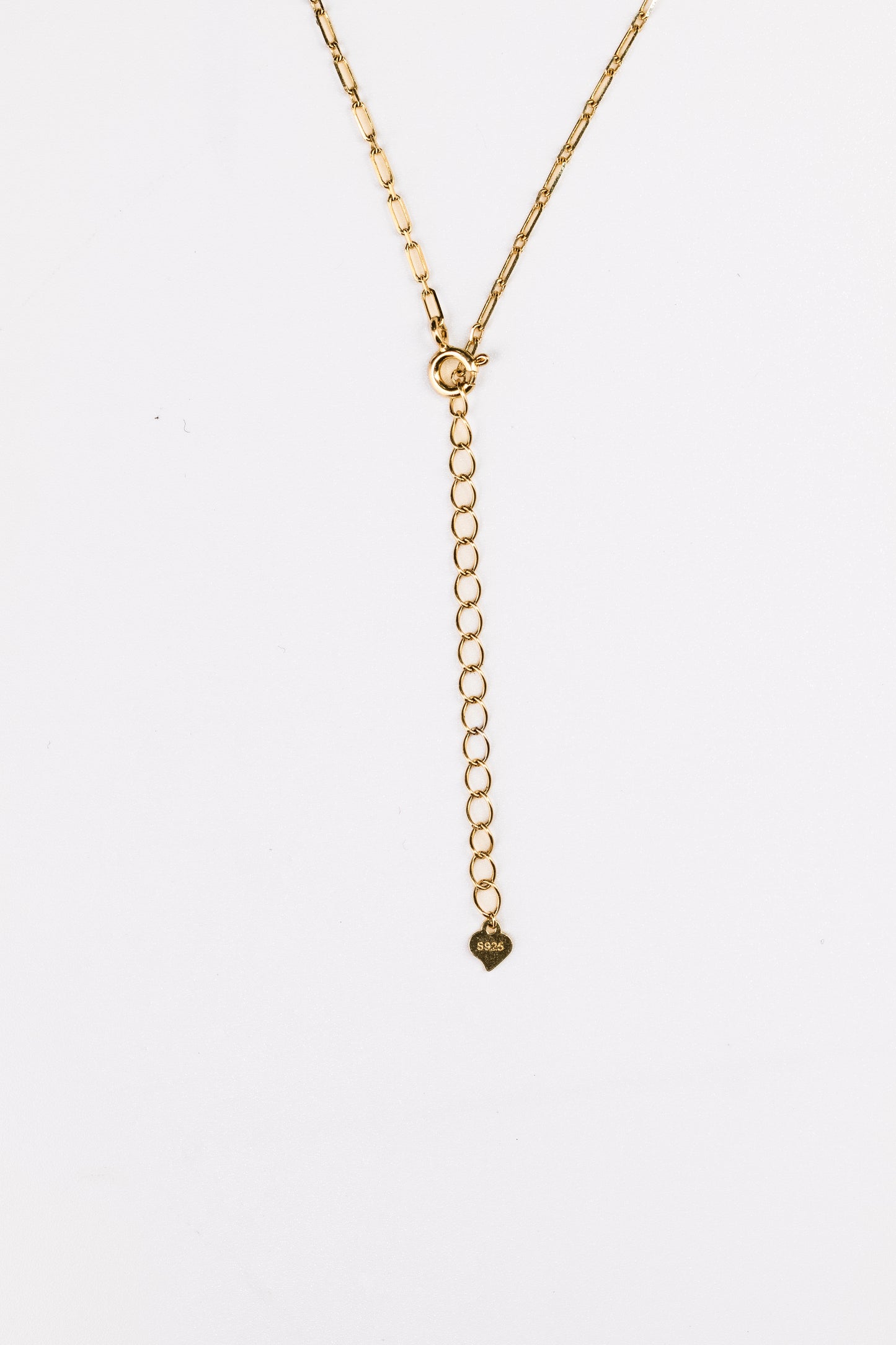 LuxeLink Crystal Charm Necklace