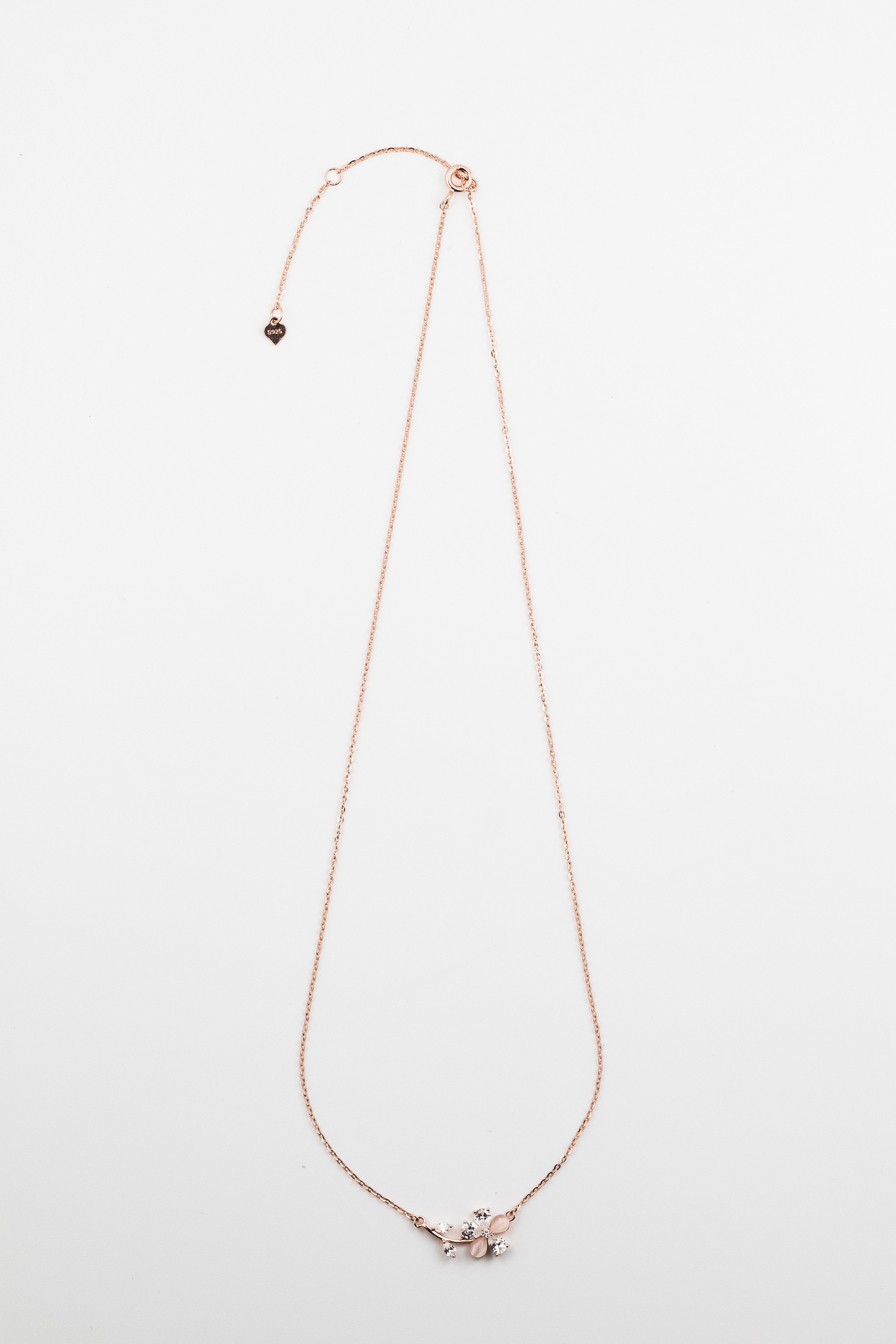 Rose Blossom Branch Necklace